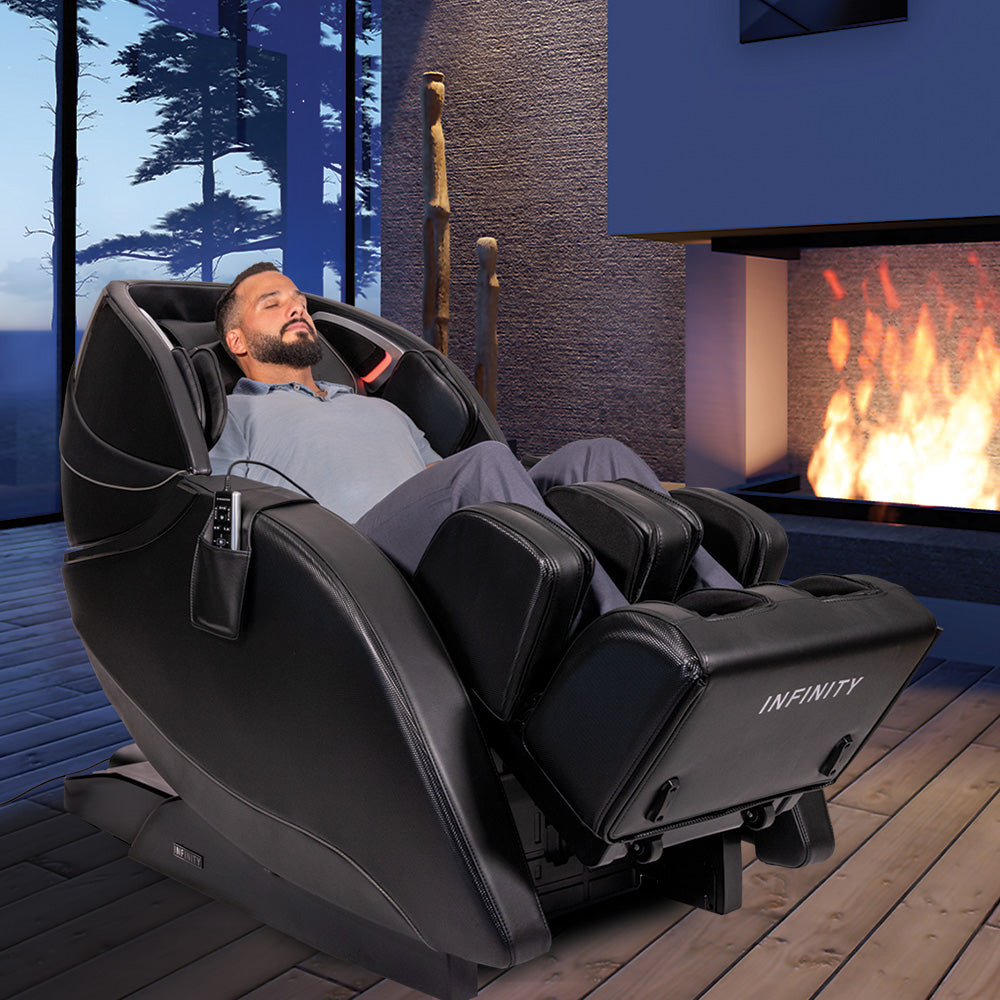 Infinity Evo Max™ 4D Massage Chair-Massage Chairs-Infinity Massage Chairs-Black-No Thank You-Game Room Shop