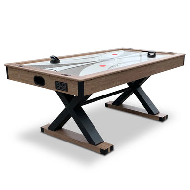 Hathaway Games Excalibur 6-ft Air Hockey Table with LED Scoring and Table Tennis Top-Air Hockey Tables-Hathaway Games-Game Room Shop