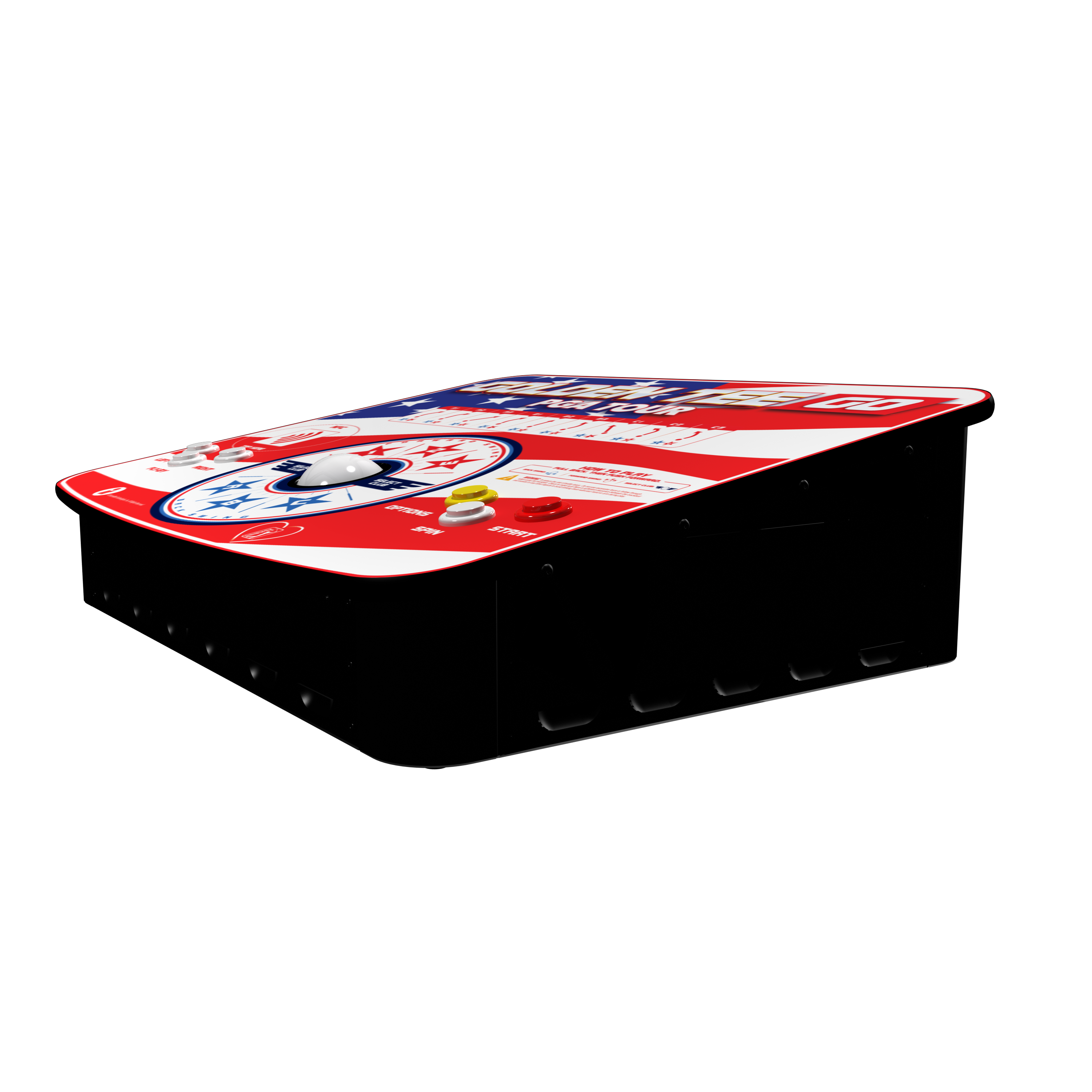 Golden Tee GO PGA TOUR: Stars and Stripes Edition - Side view