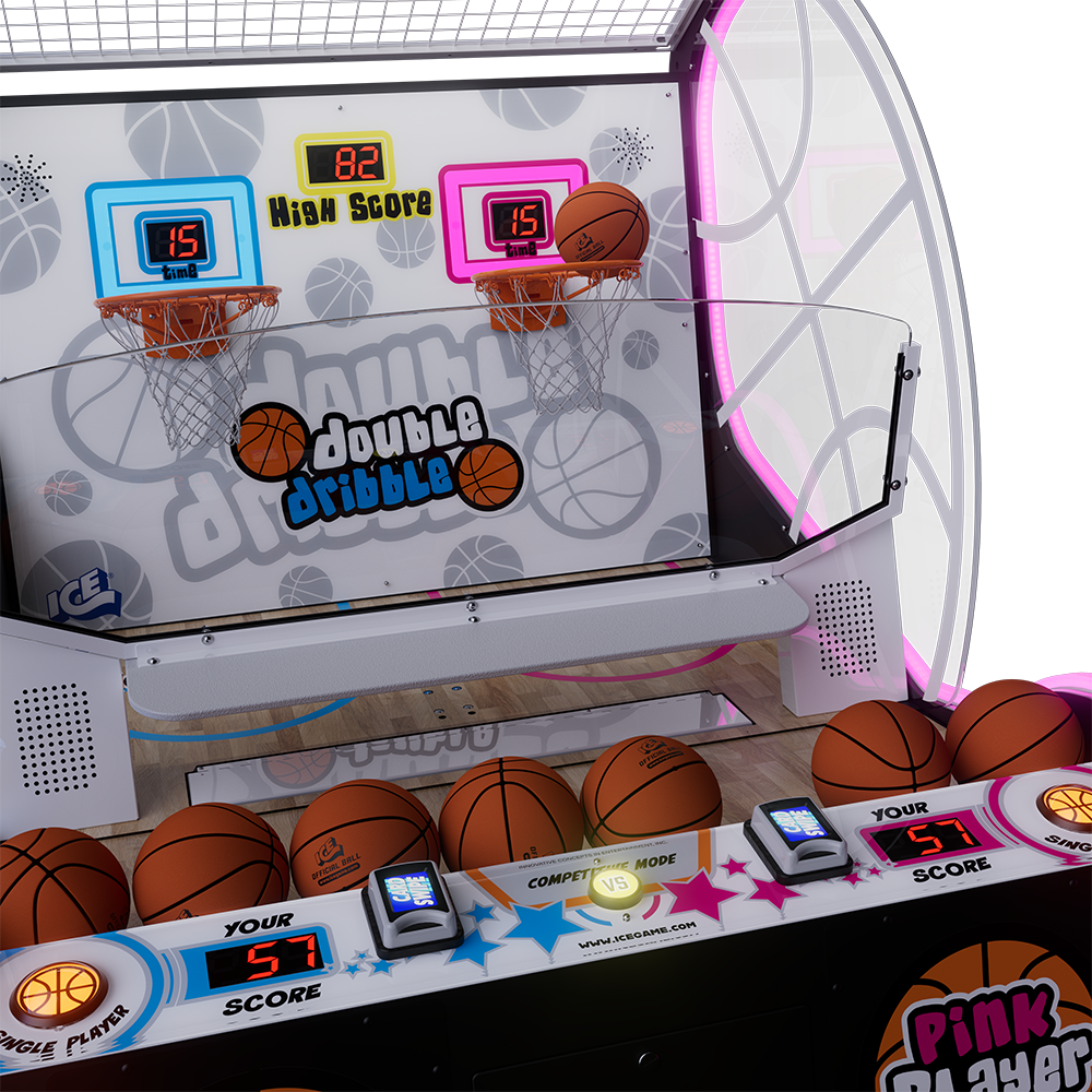 ICE Double Dribble Arcade Basketball Game-Arcade Games-ICE-Card Reader Ready ($8,999)-Game Room Shop