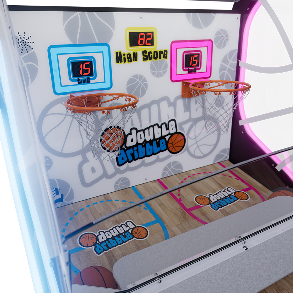 ICE Double Dribble Arcade Basketball Game-Arcade Games-ICE-Card Reader Ready ($8,999)-Game Room Shop