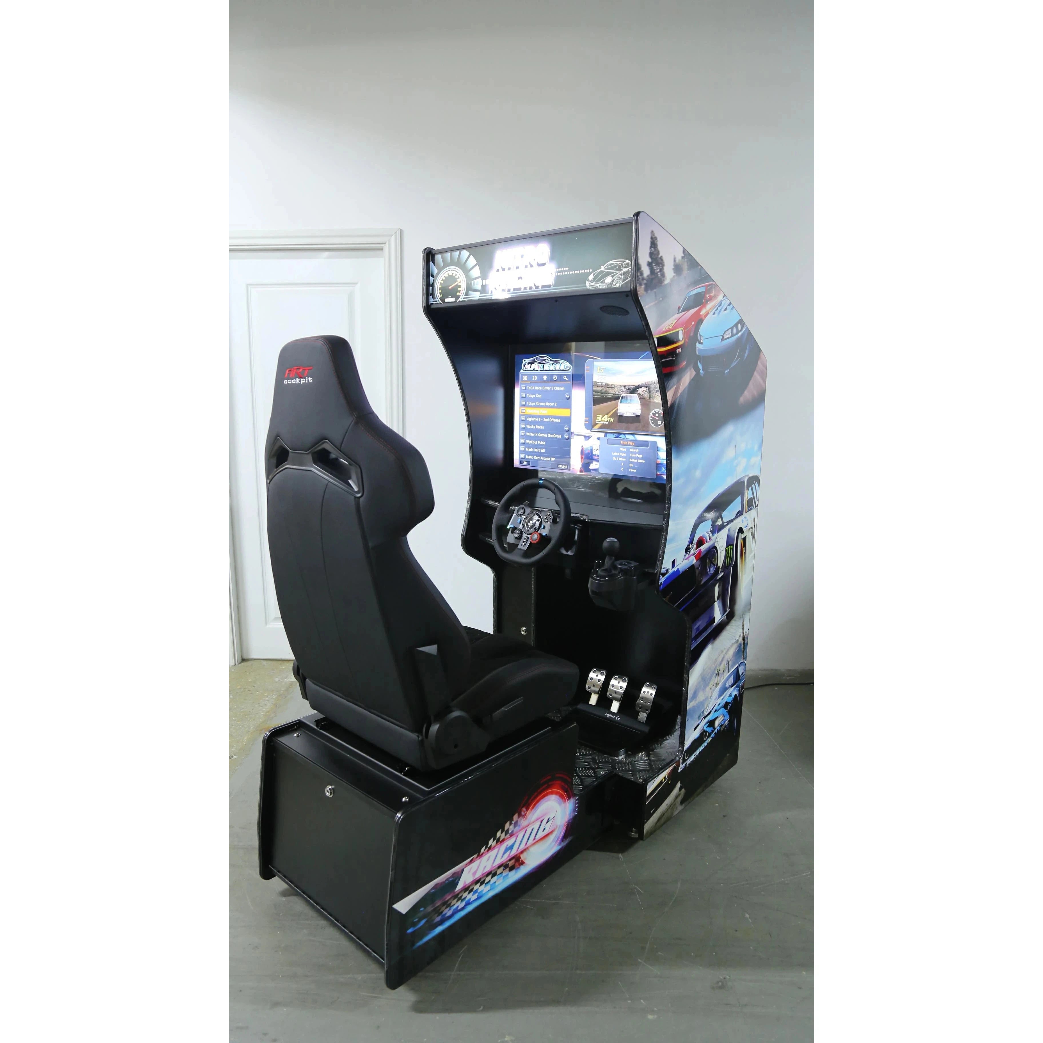 32-Inch 4K Car Racing Game Machine-Arcade Games-Onemore-Game Room Shop