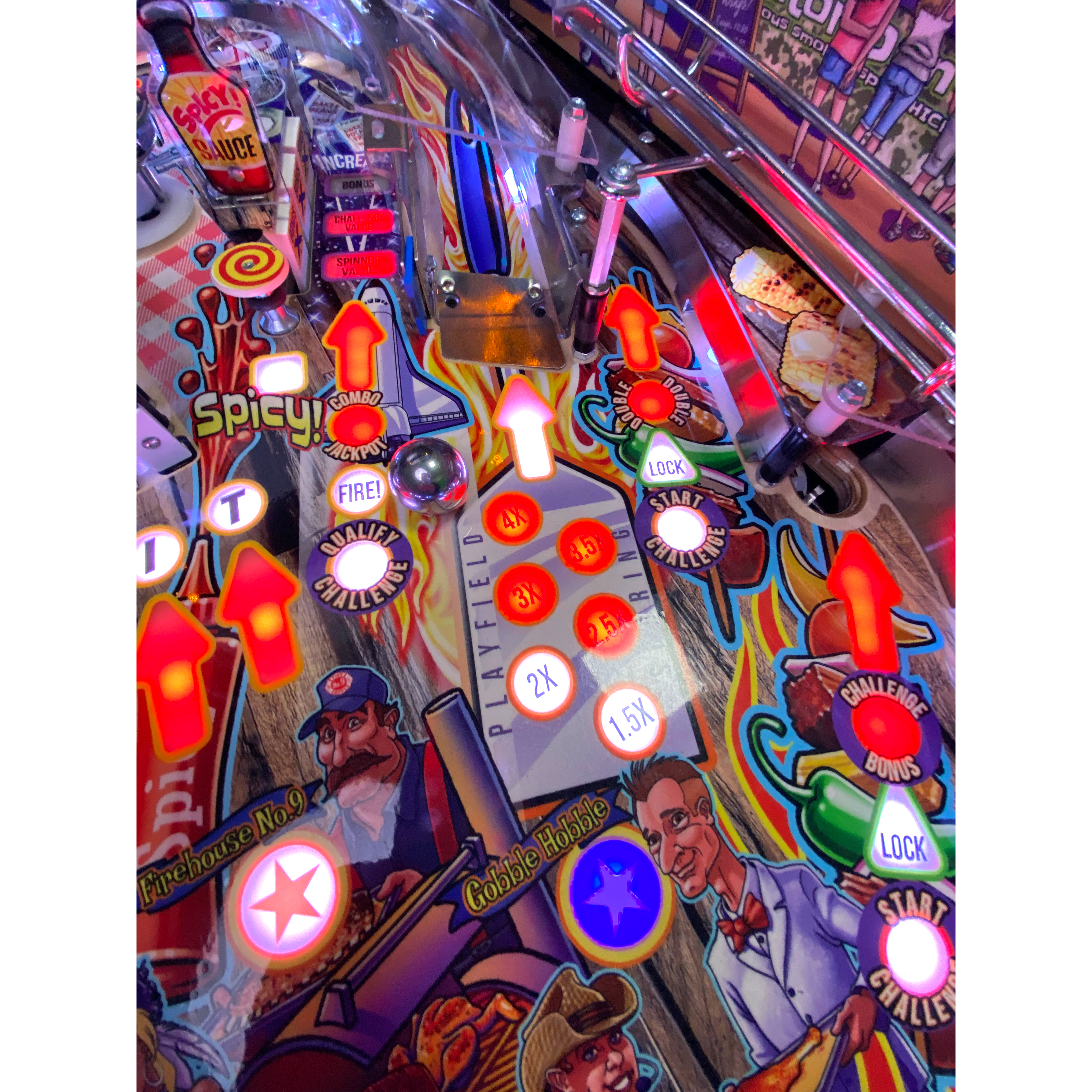 American Pinball Barry O's BBQ Challenge Pinball Machine-Pinball Machines-American Pinball-Classic-Game Room Shop