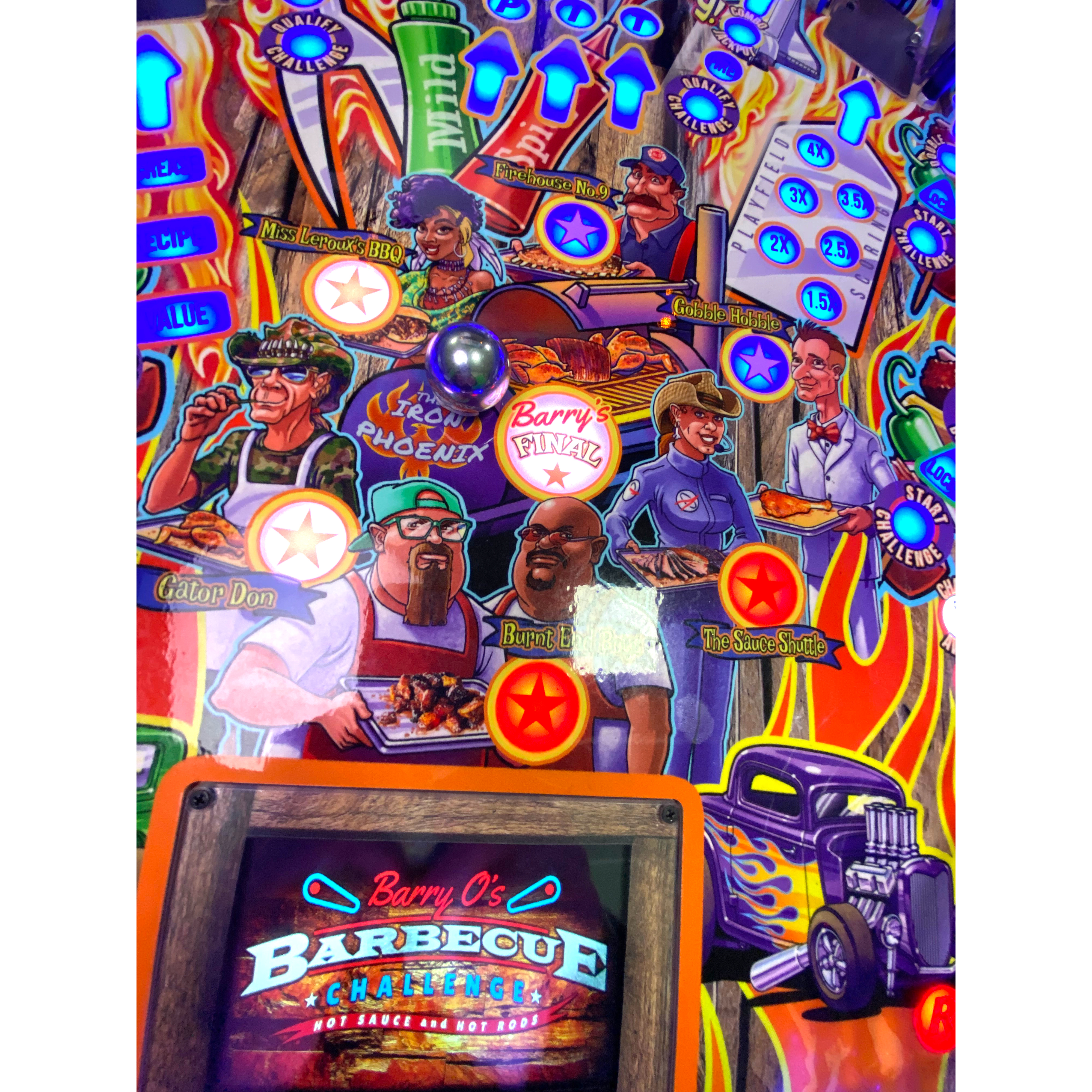 American Pinball Barry O's BBQ Challenge Pinball Machine-Pinball Machines-American Pinball-Classic-Game Room Shop