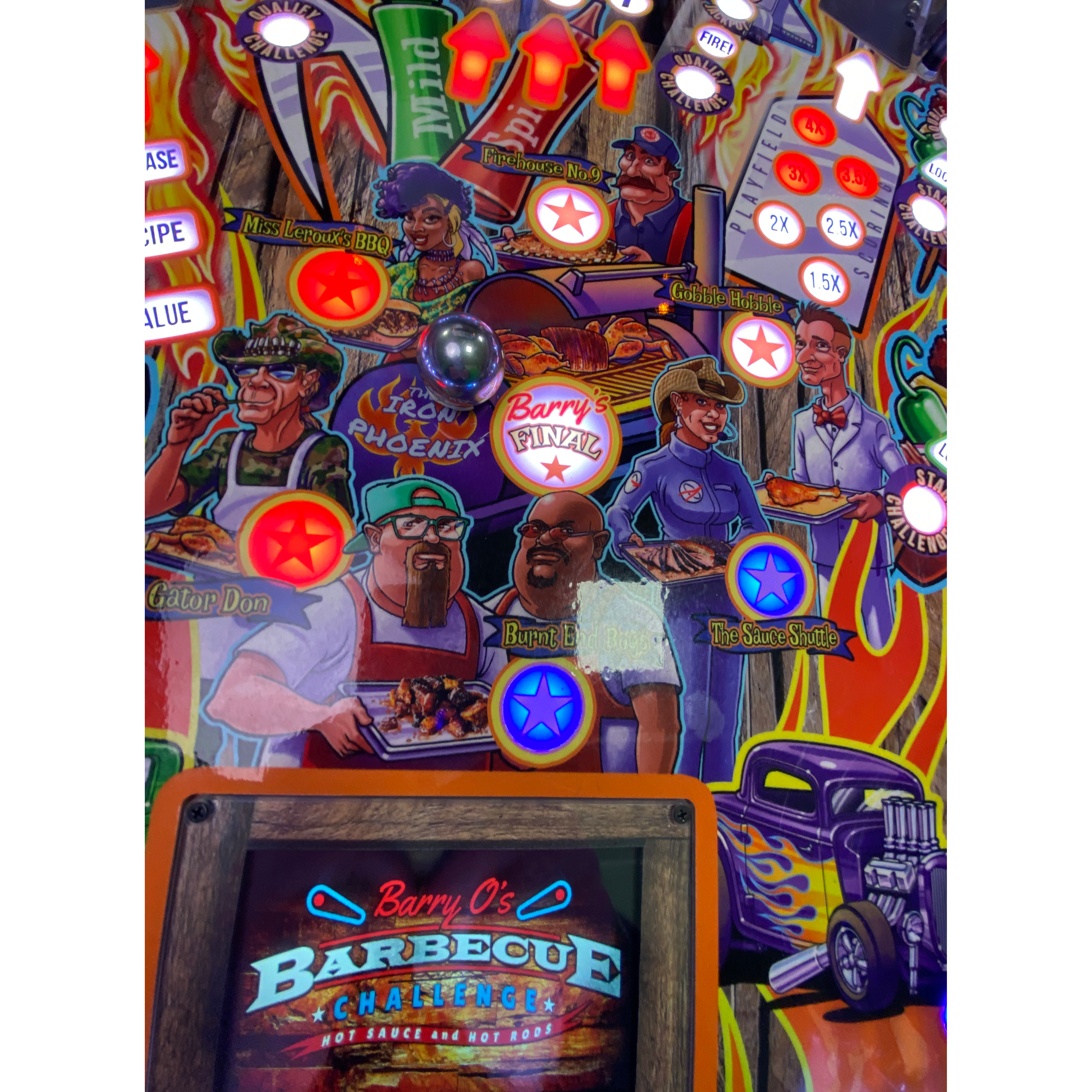 American Pinball Barry O's BBQ Challenge Pinball Machine-Pinball Machines-American Pinball-Classic-Game Room Shop