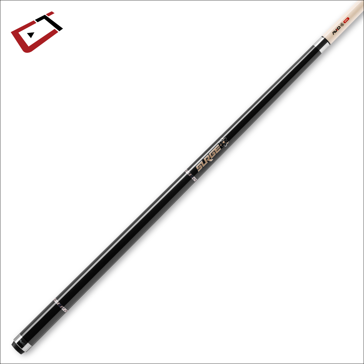 Imperial AVID Surge Break Cue in Black & Gold Stain-Billiard Cues-Imperial-Game Room Shop