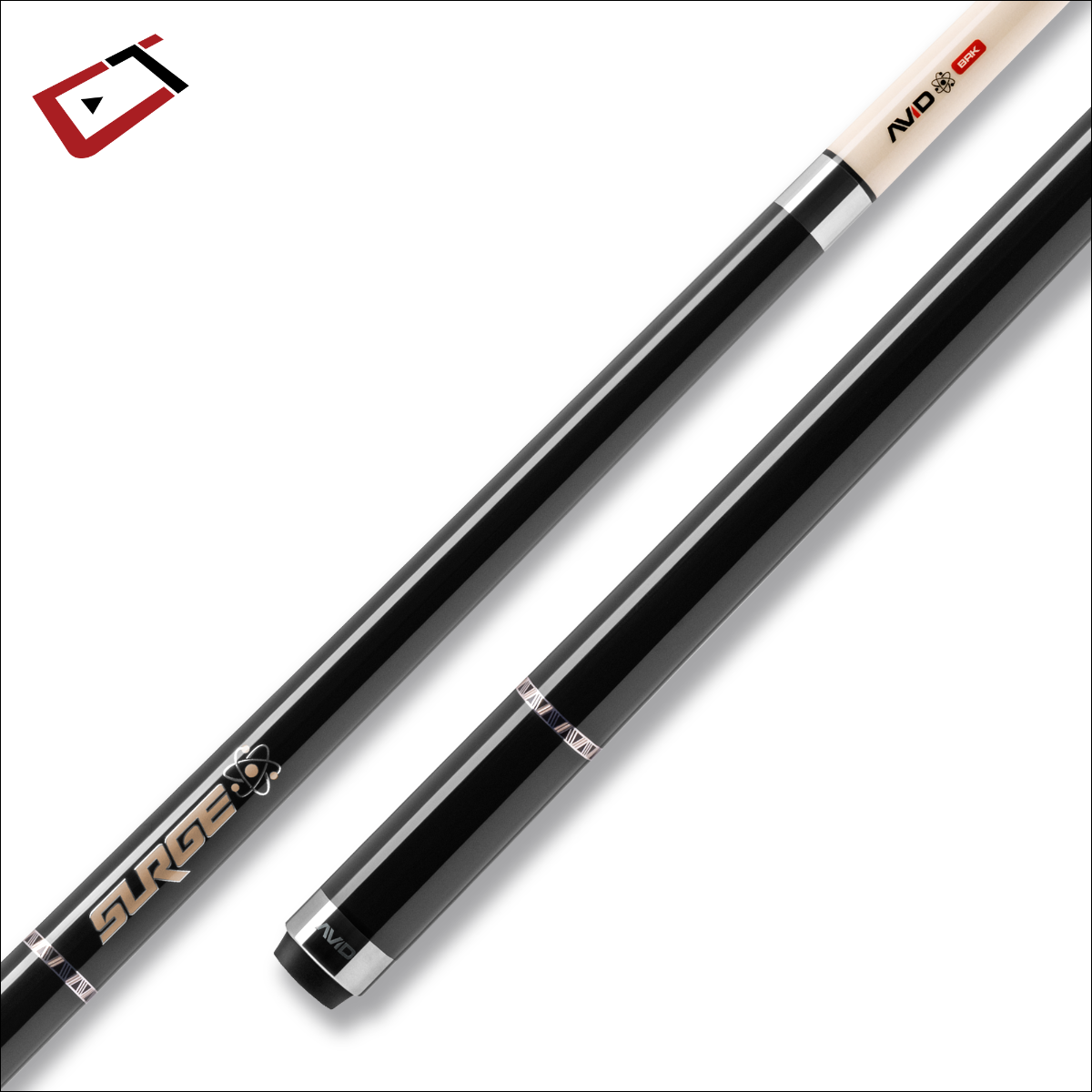 Imperial AVID Surge Break Cue in Black & Gold Stain-Billiard Cues-Imperial-Game Room Shop