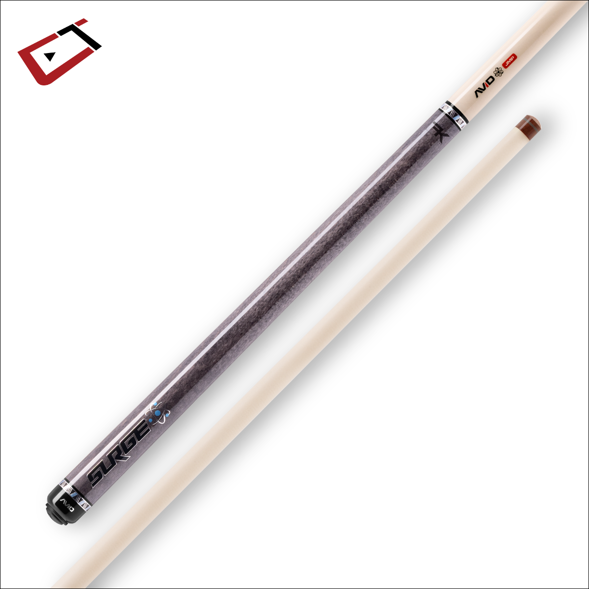 Imperial AVID Surge Jump Cue in Grey Stain-Billiard Cues-Imperial-Game Room Shop