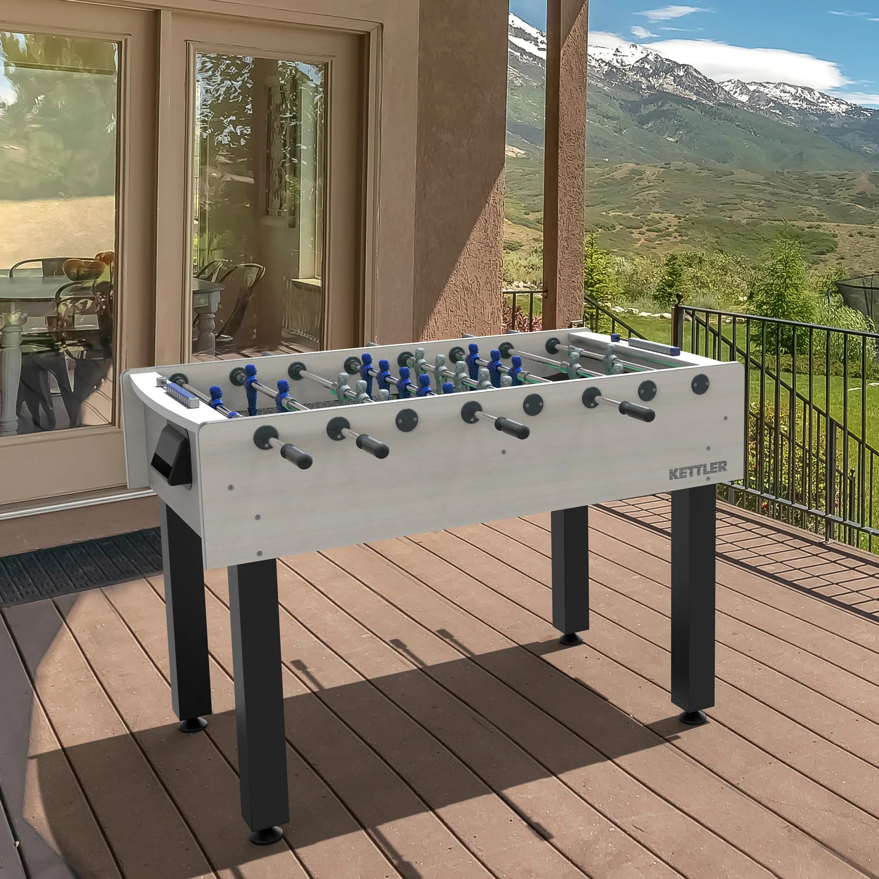 KETTLER Milano Outdoor Foosball Table-Foosball Table-Kettler-Game Room Shop