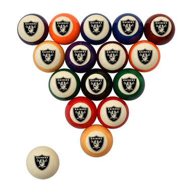 Imperial Las Vegas Raiders Billiard Balls with Numbers-Billiard Balls-Imperial-Game Room Shop