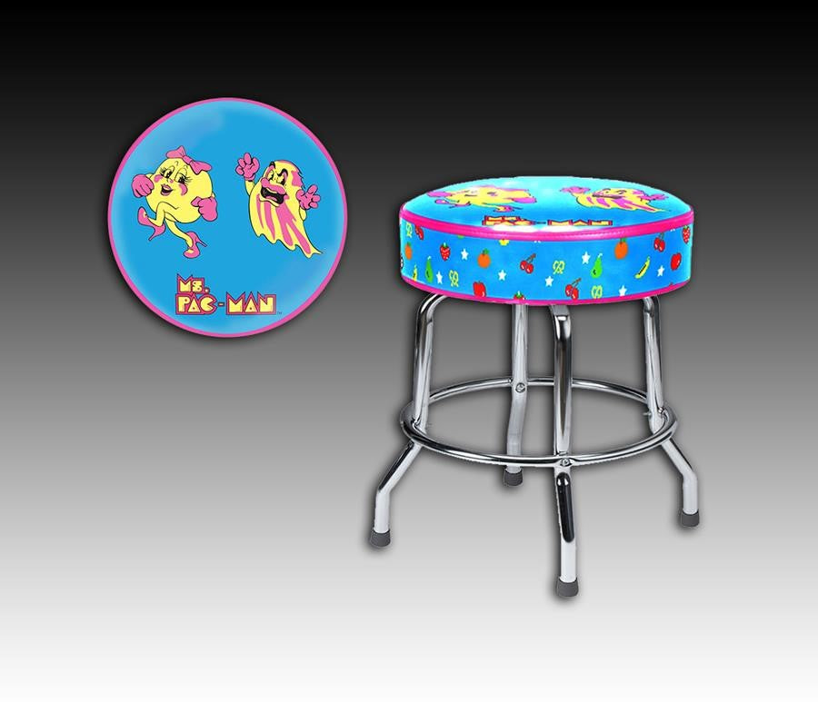 Arcade1up ms 2025 pac man stool