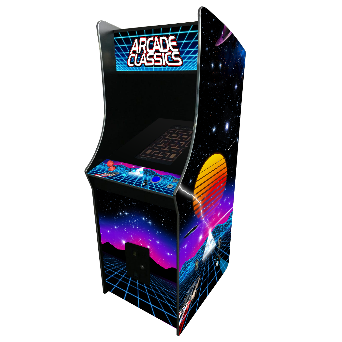 Pac-Man Style Arcade Cabinet Multicade-Arcade Games-VPCabs-Arcade Classics-Game Room Shop