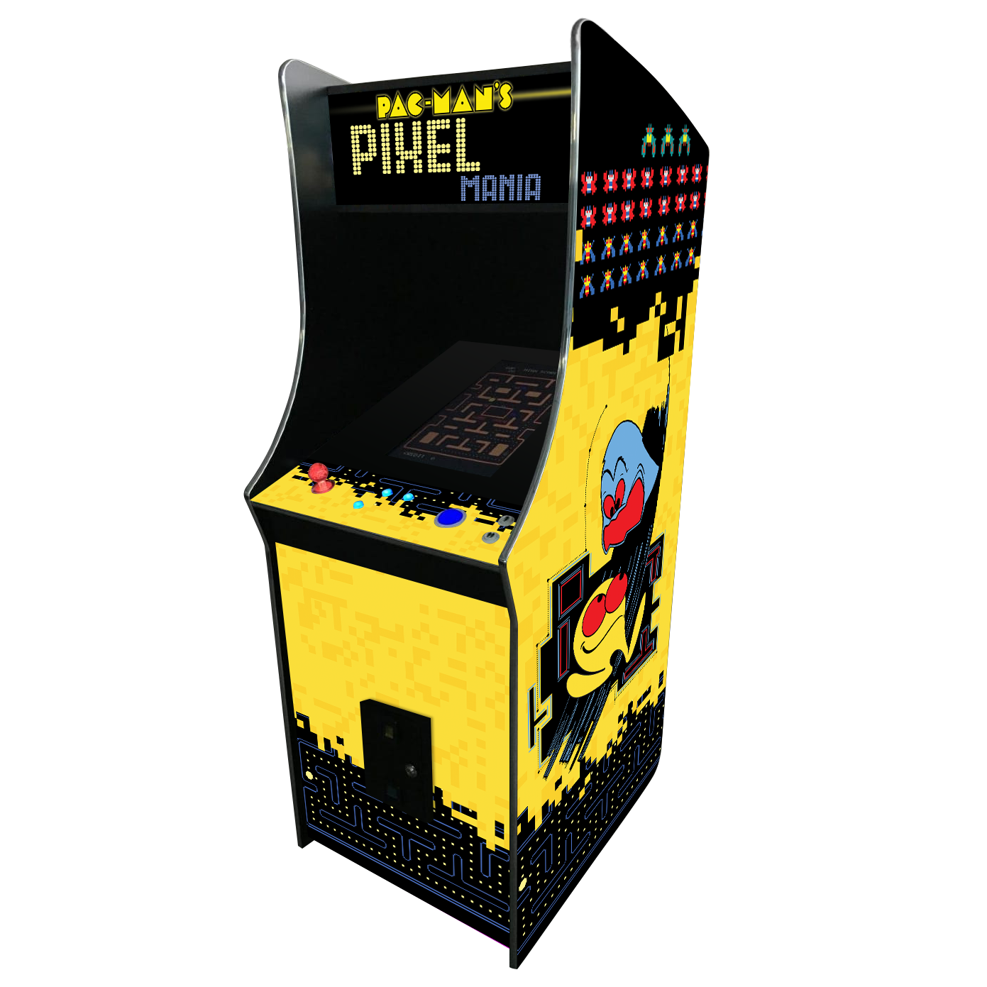 Pac-Man Style Arcade Cabinet Multicade-Arcade Games-VPCabs-Pixel Mania-Game Room Shop