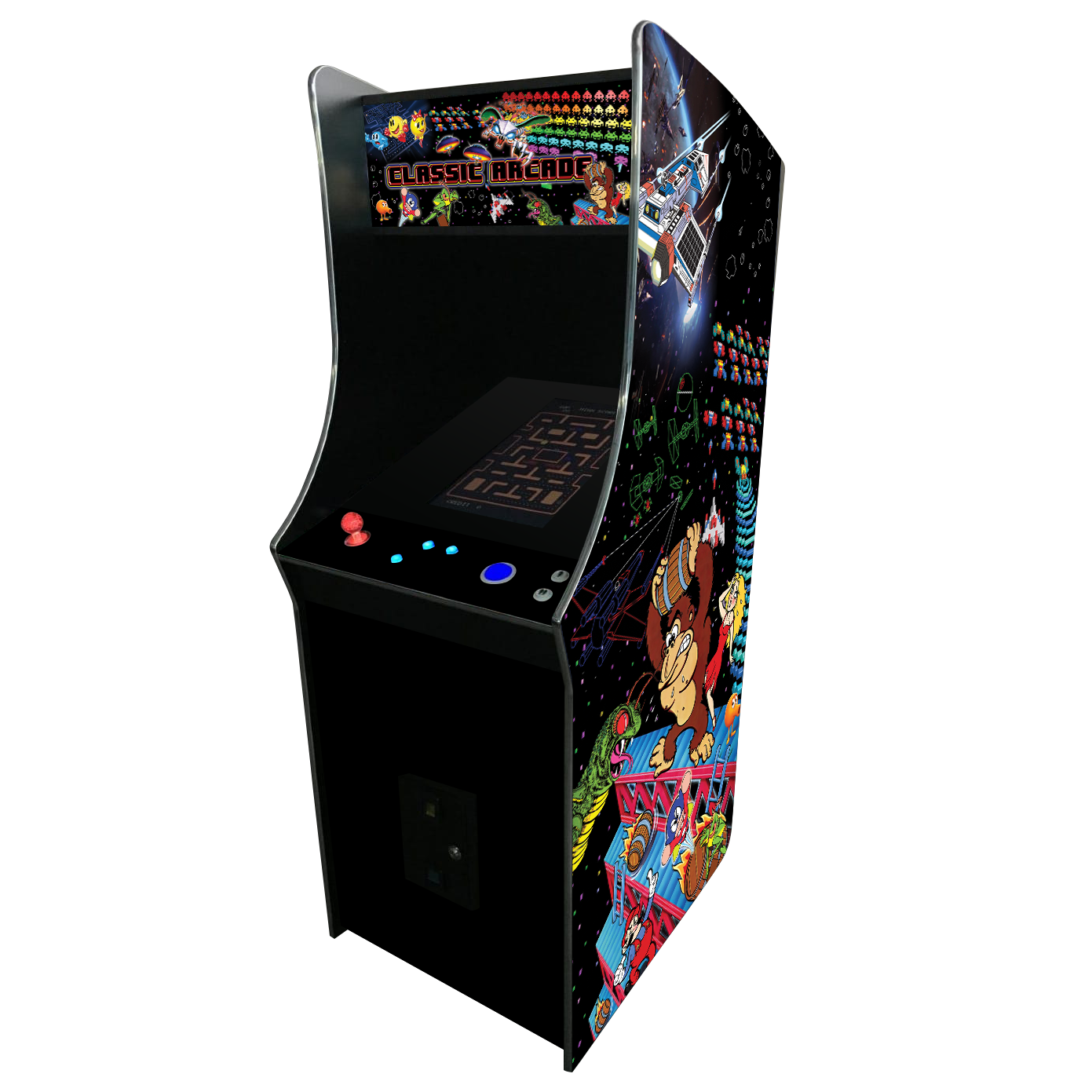 Pac-Man Style Arcade Cabinet Multicade-Arcade Games-VPCabs-Classic Arcade-Game Room Shop