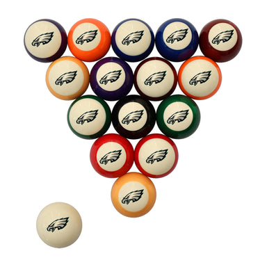 Imperial Philadephia Eagles Billiard Balls with Numbers-Billiard Balls-Imperial-Game Room Shop