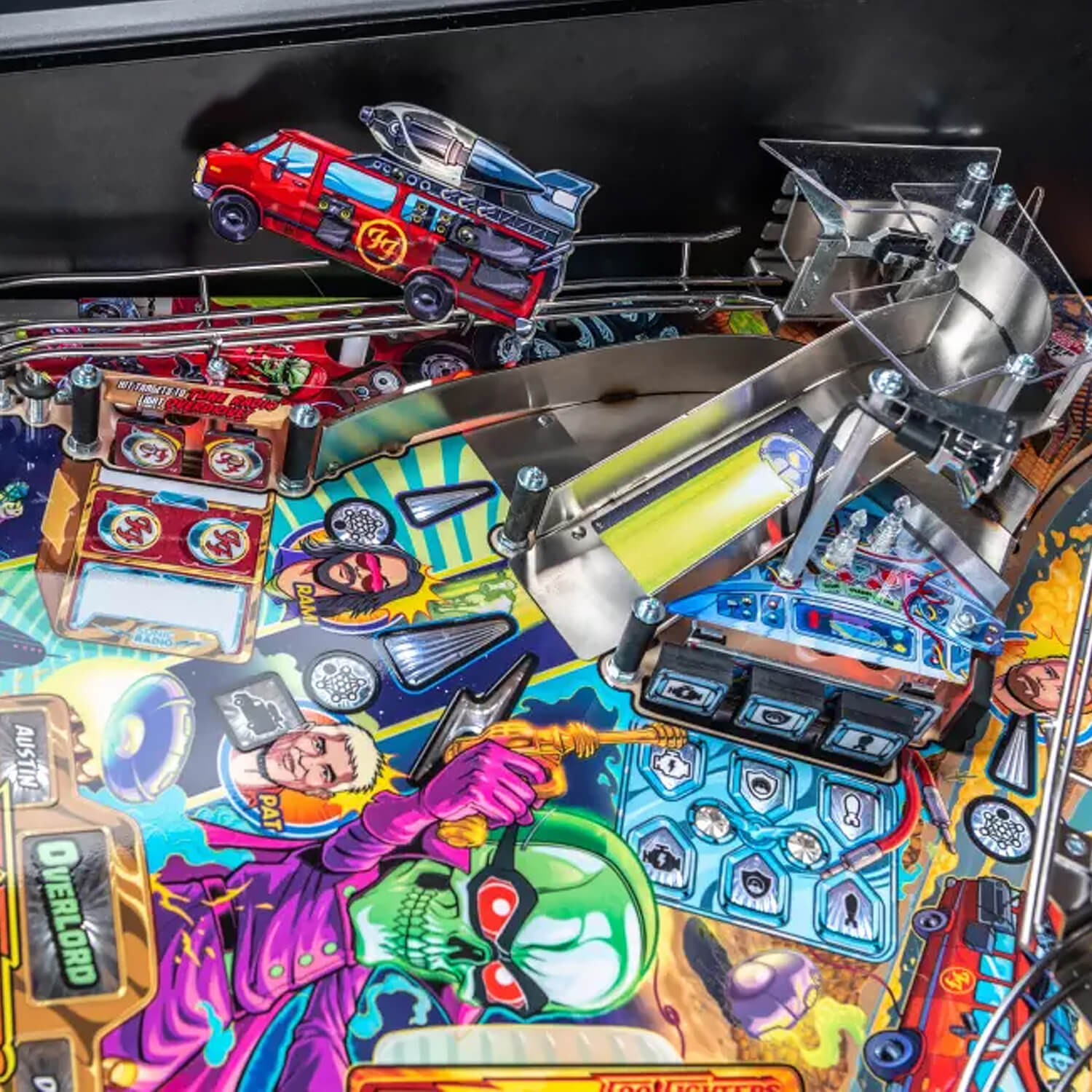 Stern Foo Fighters Pro Pinball Machine-Pinball Machines-Stern-Game Room Shop