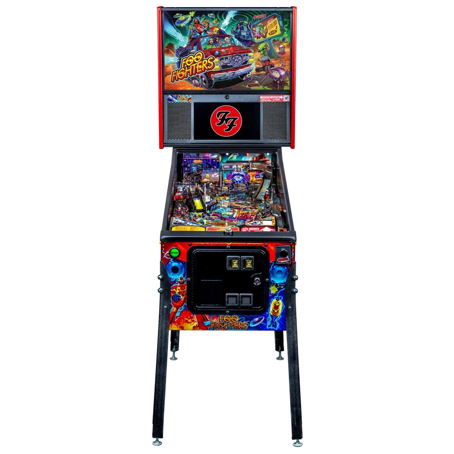 Stern Foo Fighters Pro Pinball Machine-Pinball Machines-Stern-Game Room Shop