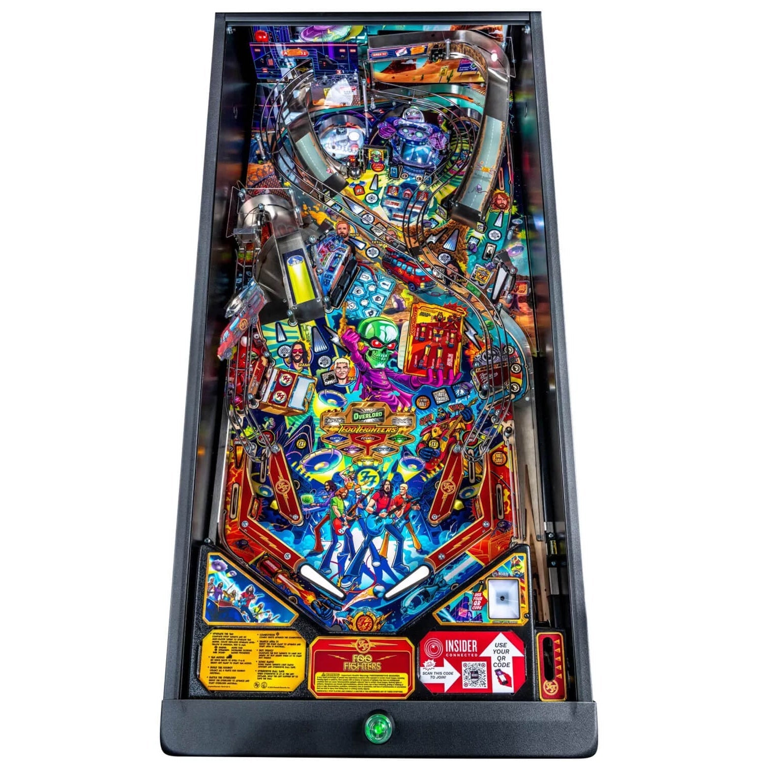 Stern Foo Fighters Pro Pinball Machine-Pinball Machines-Stern-Game Room Shop