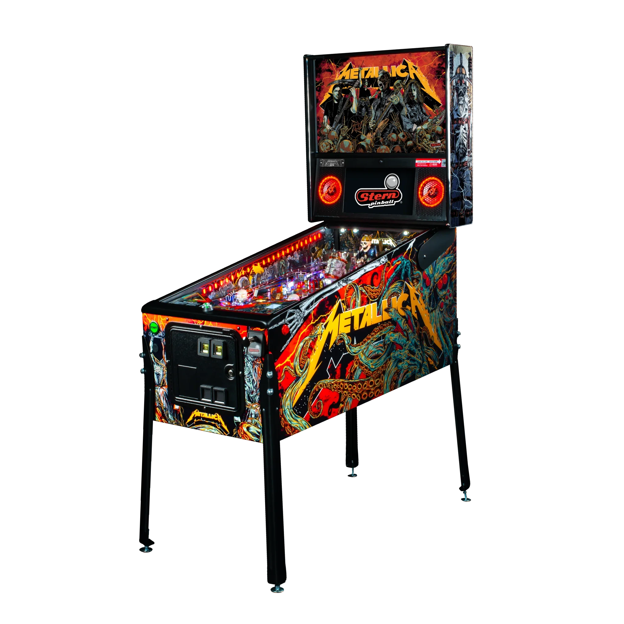 Stern Metallica Remastered Pinball Machine-Pinball Machines-Stern-Limited Edition-Game Room Shop