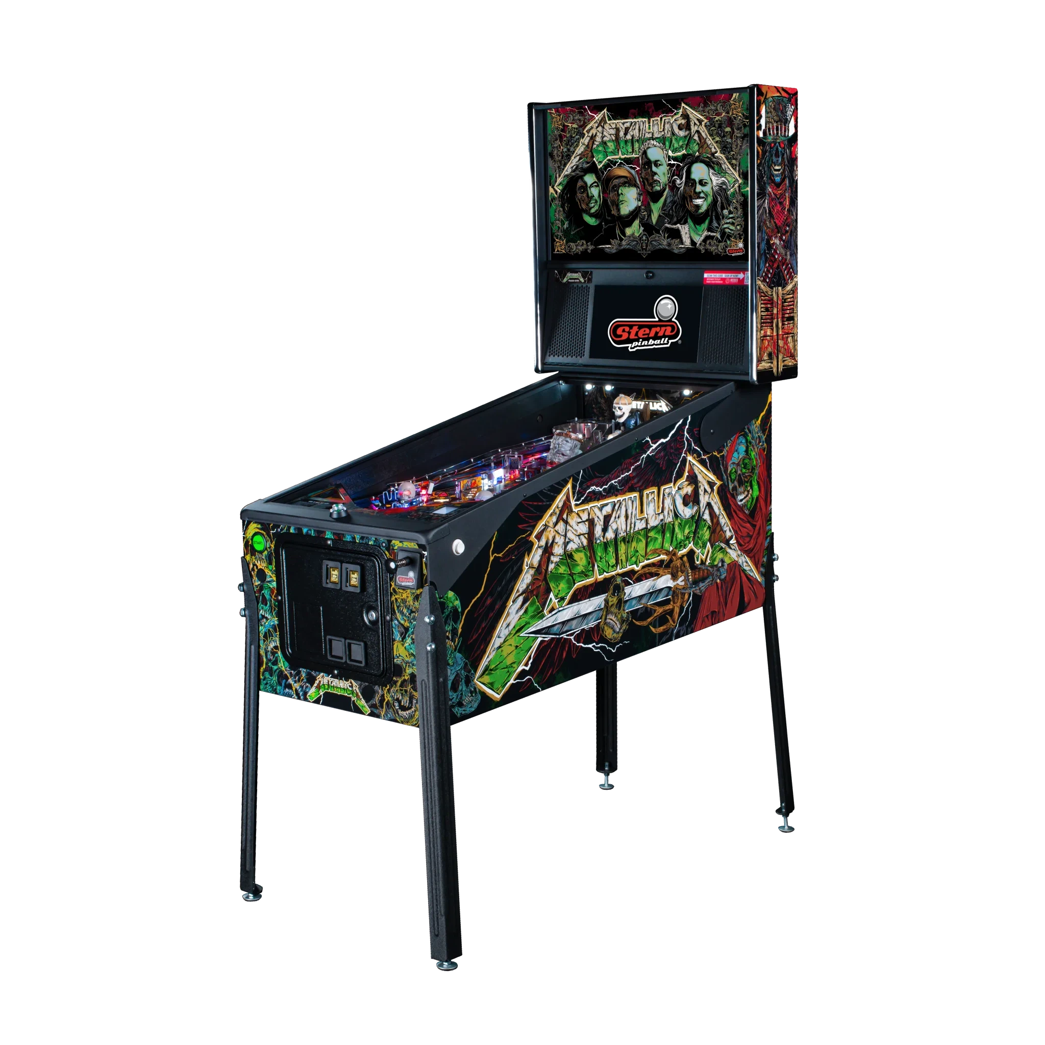 Stern Metallica Remastered Pinball Machine-Pinball Machines-Stern-Premium-Game Room Shop