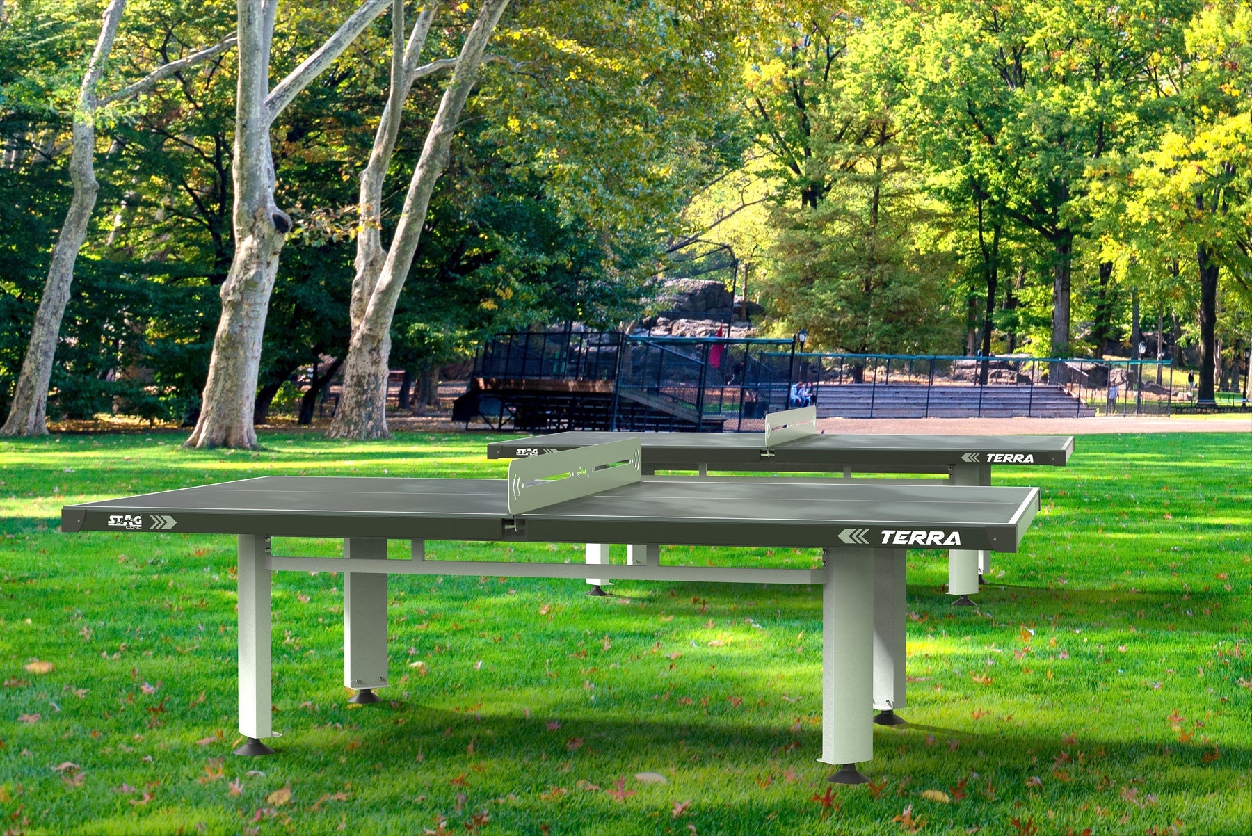 STAG Terra Outdoor Stationary Table Tennis Table-Table Tennis Table-Kettler-Game Room Shop