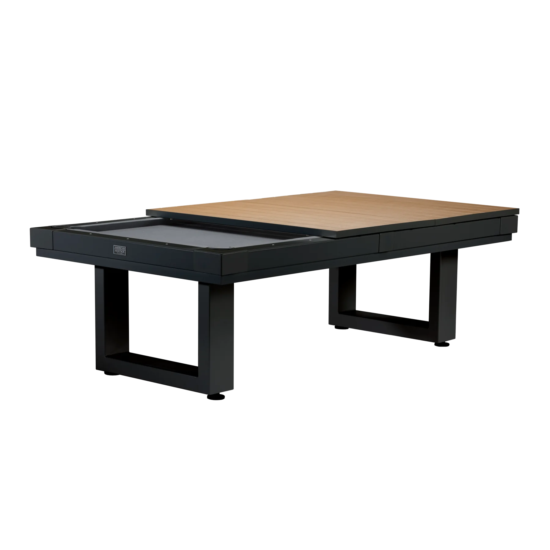 American Heritage Lanai Outdoor Pool Table Conversion Top-Dining Top-American Heritage-Pearl White-Game Room Shop