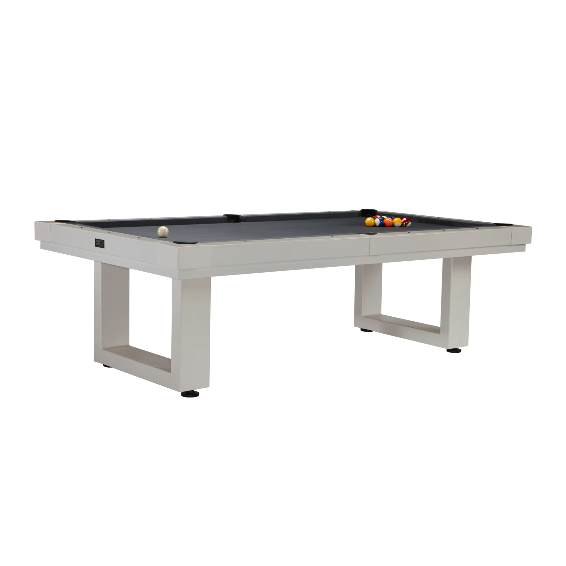 American Heritage Lanai Outdoor Pool Table-Pool Table-American Heritage-Pearl White-Game Room Shop