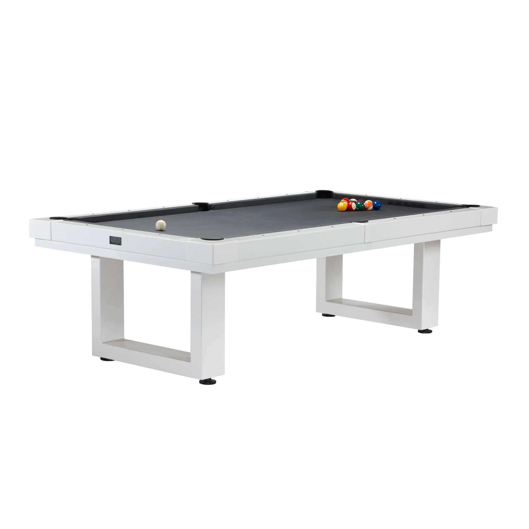 American Heritage Lanai Outdoor Pool Table-Pool Table-American Heritage-Pearl White-Game Room Shop