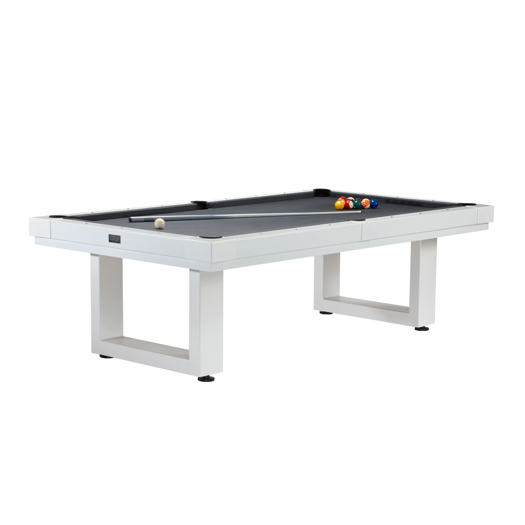 American Heritage Lanai Outdoor Pool Table-Pool Table-American Heritage-Pearl White-Game Room Shop