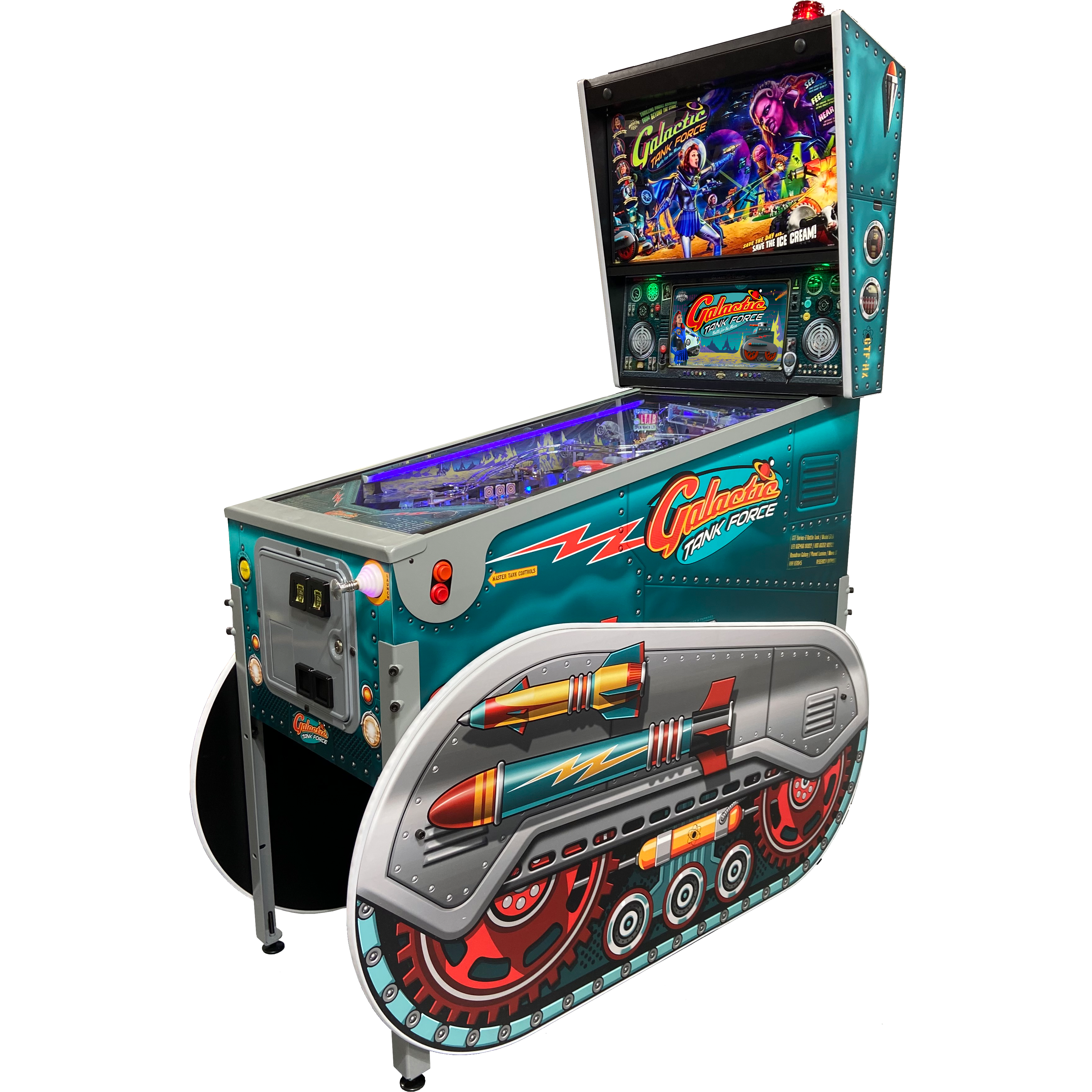 American Pinball Galactic Tank Force Pinball Machine-Pinball Machines-American Pinball-Limited Edition-Game Room Shop