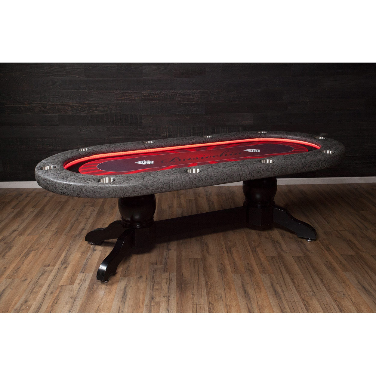 BBO Poker Tables Elite Alpha LED Poker Table-Poker & Game Tables-BBO Poker Tables-No Thank You-Game Room Shop