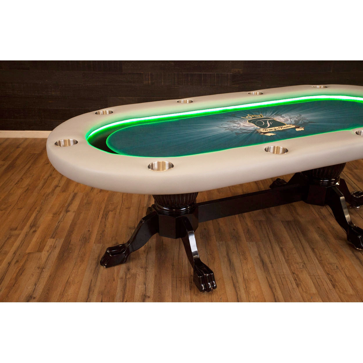 BBO Poker Tables Elite Alpha LED Poker Table-Poker & Game Tables-BBO Poker Tables-No Thank You-Game Room Shop