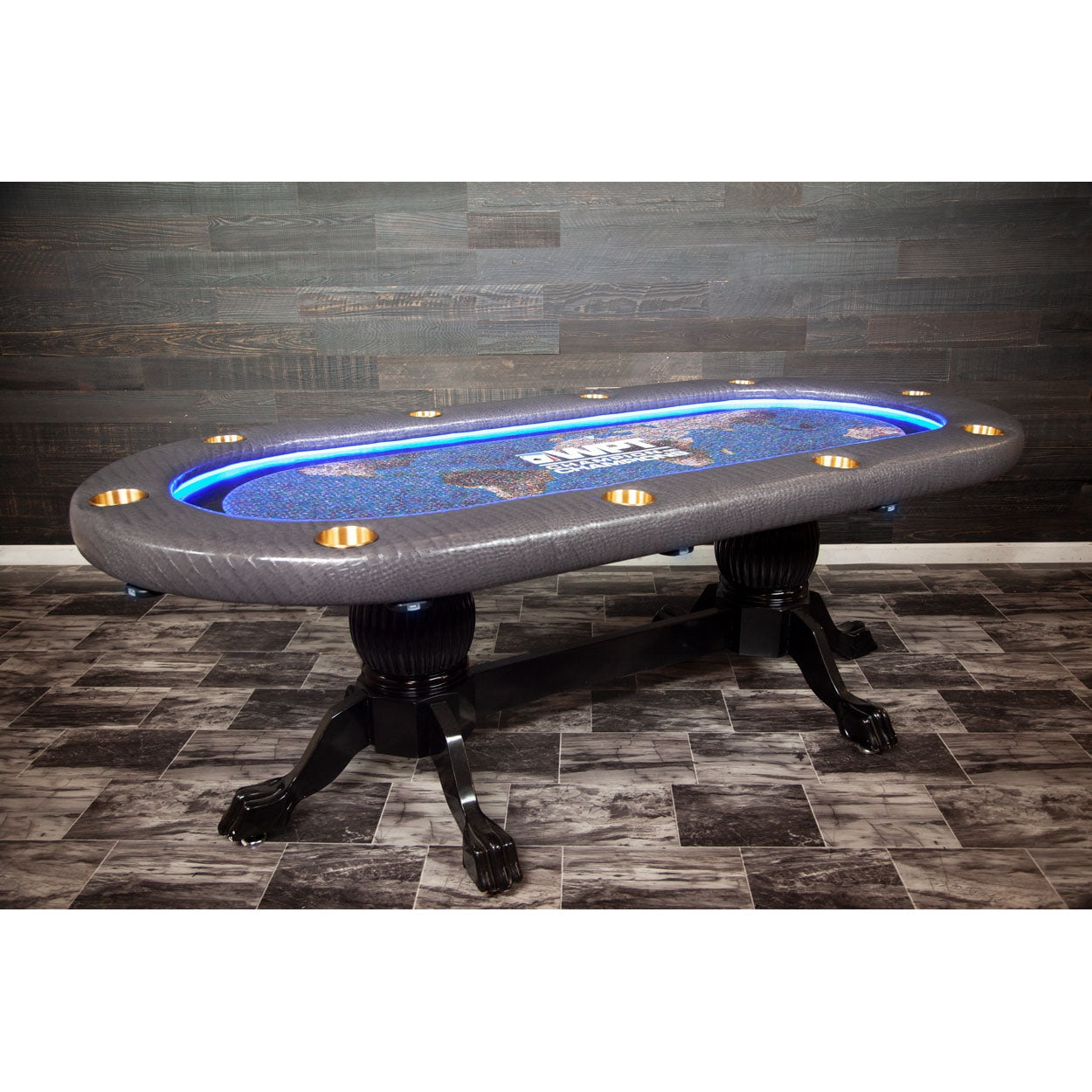 BBO Poker Tables Elite Alpha LED Poker Table-Poker & Game Tables-BBO Poker Tables-No Thank You-Game Room Shop