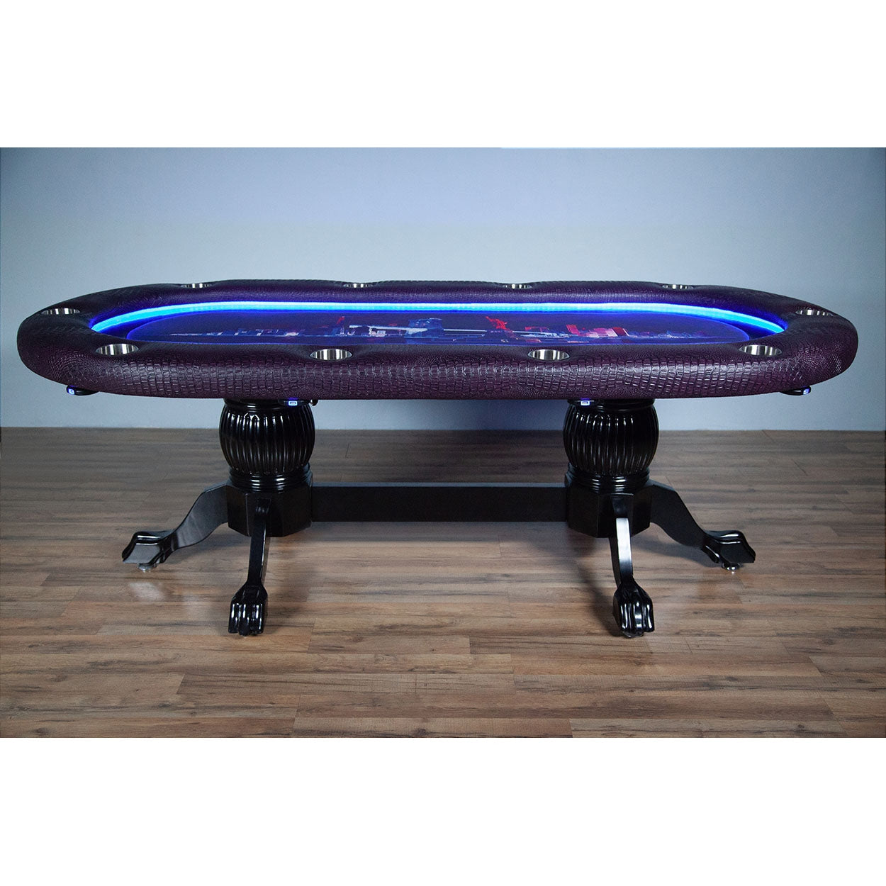 BBO Poker Tables Elite Alpha LED Poker Table-Poker & Game Tables-BBO Poker Tables-No Thank You-Game Room Shop