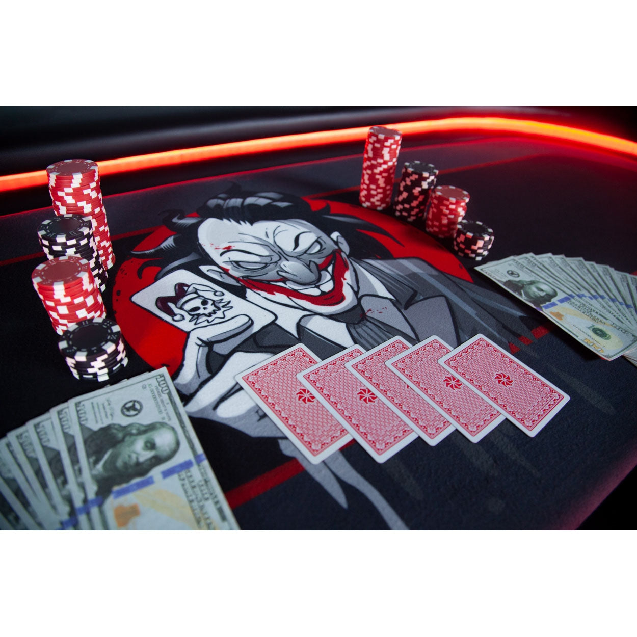 BBO Poker Tables Elite Alpha LED Poker Table-Poker & Game Tables-BBO Poker Tables-No Thank You-Game Room Shop