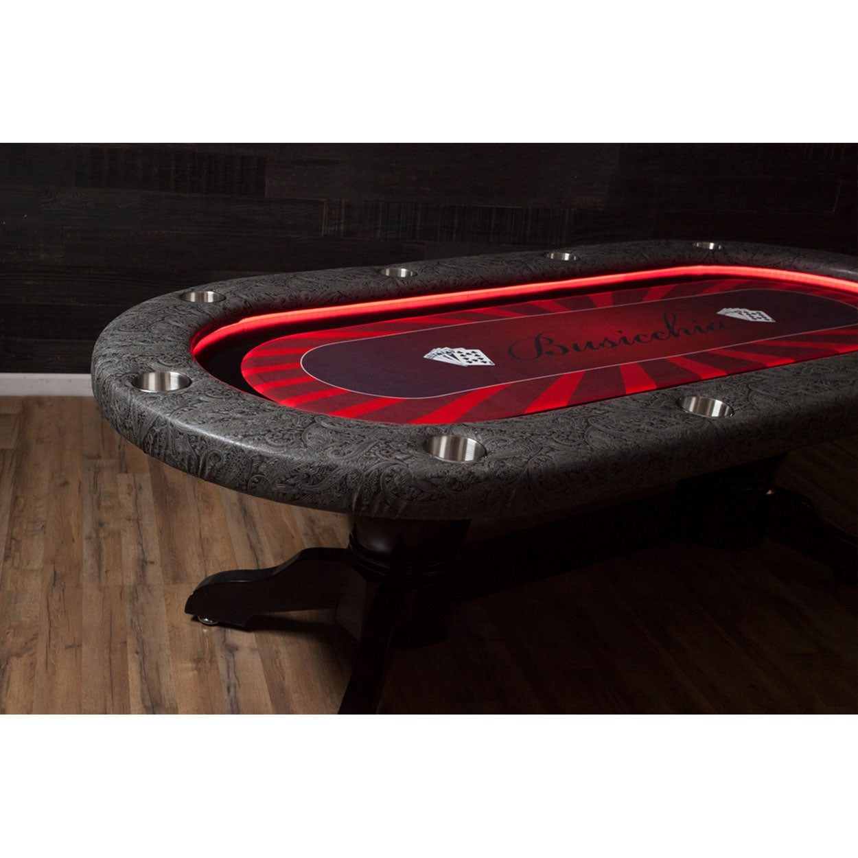 BBO Poker Tables Elite Alpha LED Poker Table-Poker & Game Tables-BBO Poker Tables-No Thank You-Game Room Shop