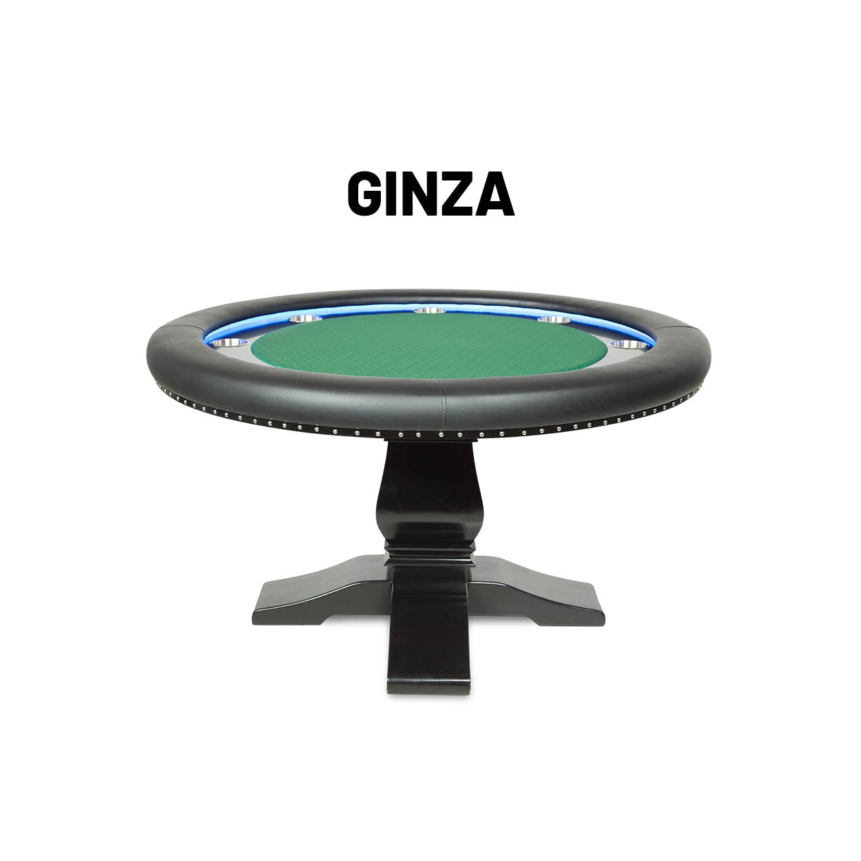 BBO Poker Tables The Ginza LED Poker Table-Poker & Game Tables-BBO Poker Tables-No Thank You-Game Room Shop