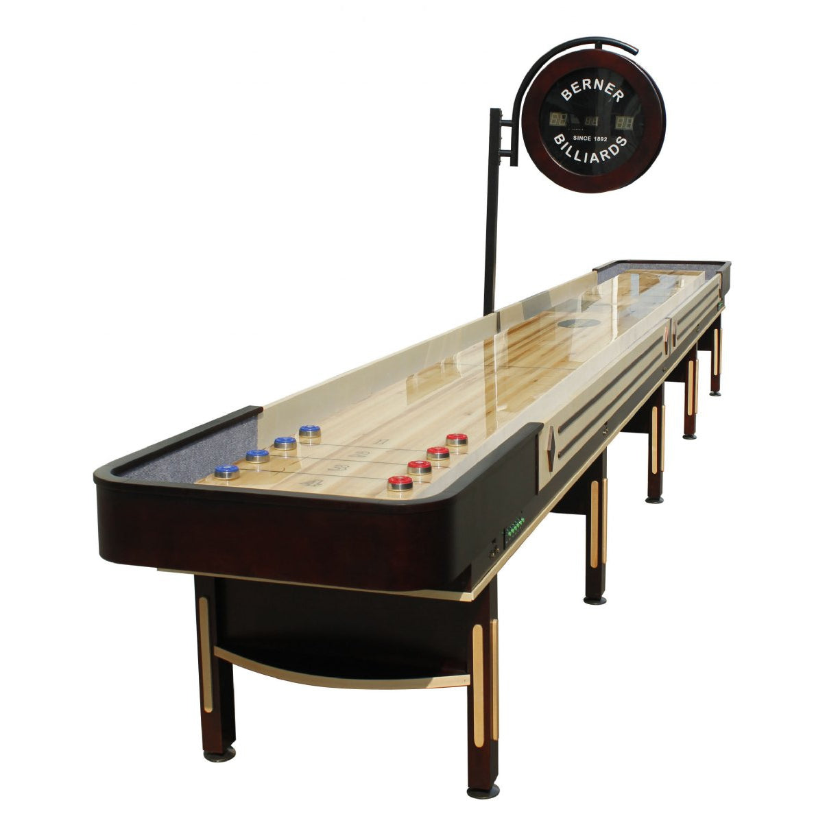 Berner Billiards "The Pro" Shuffleboard Table-Shuffleboards-Berner Billiards-12' Length-Game Room Shop