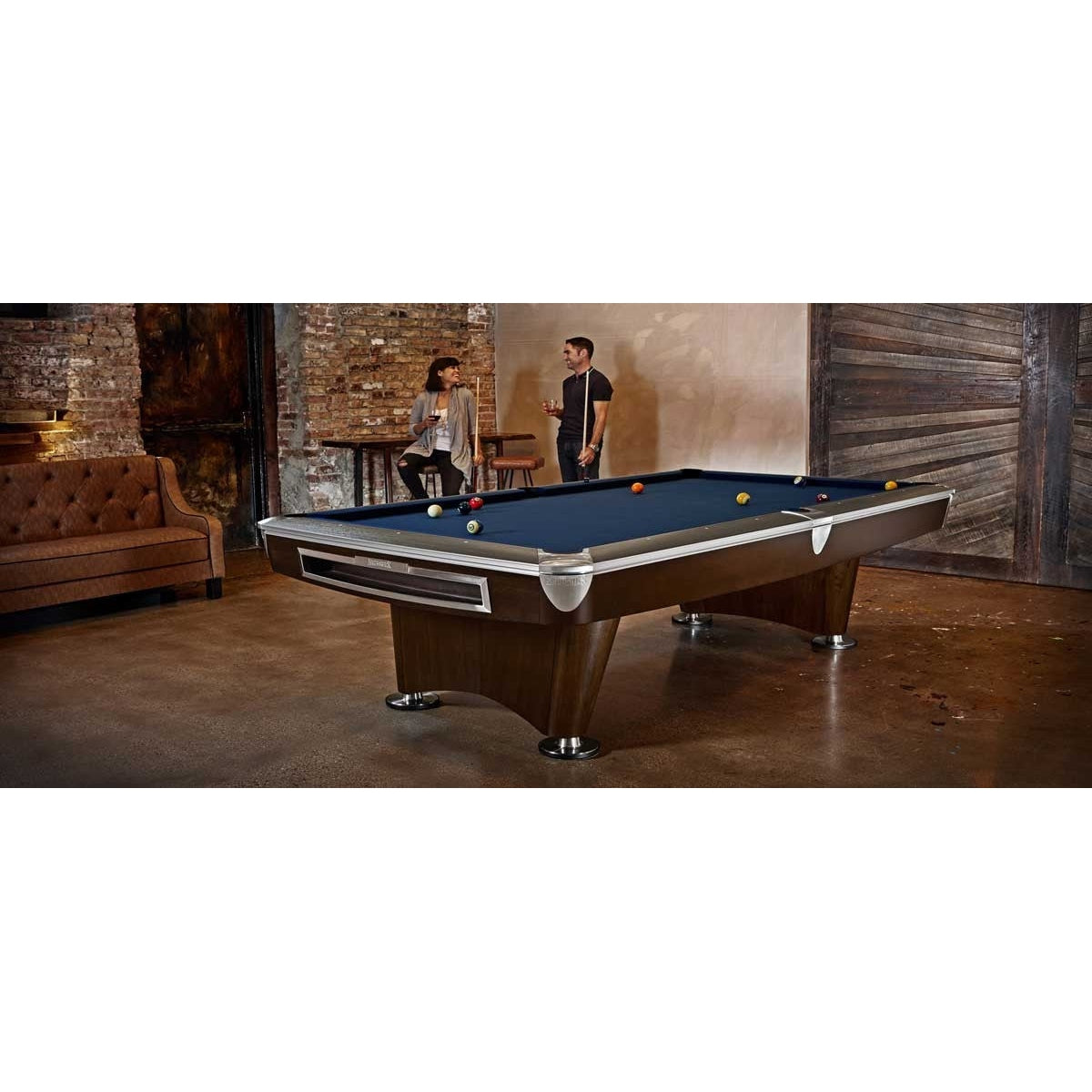 Brunswick Billiards Gold Crown VI Pool Table-Billiard Tables-Brunswick-Game Room Shop