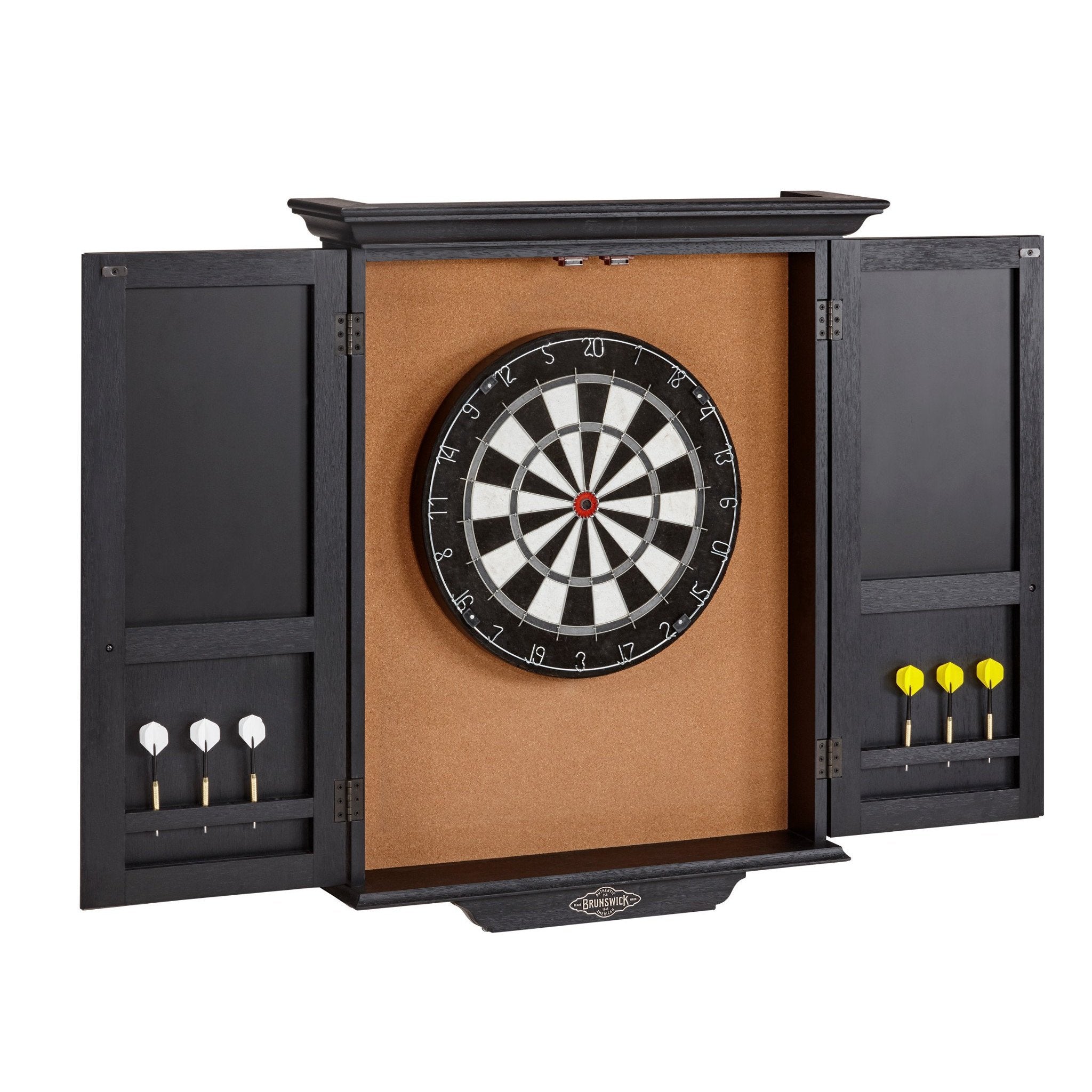 Brunswick Dartboard Cabinet-Dartboard Cabinets-Brunswick-Espresso-Game Room Shop