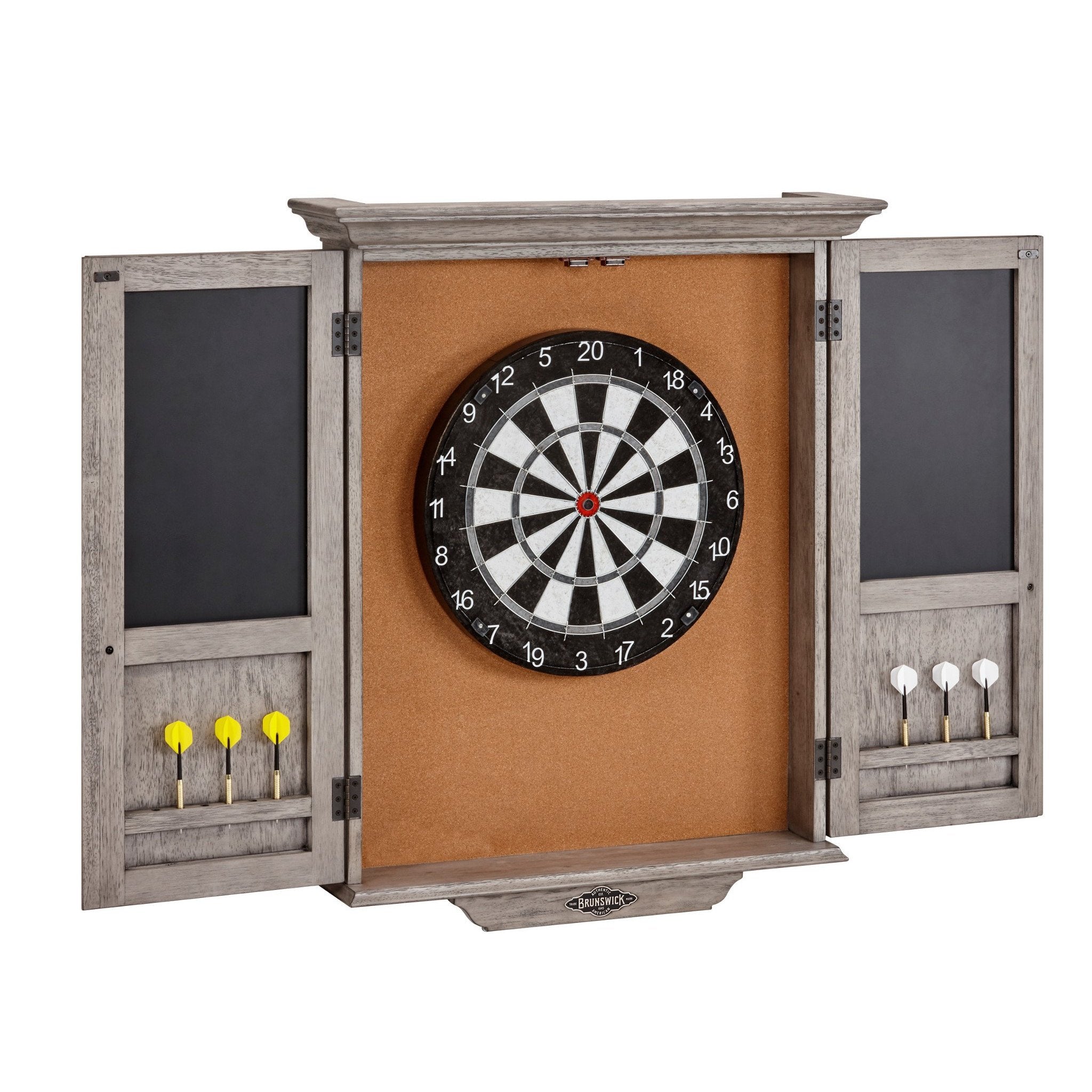 Brunswick Dartboard Cabinet-Dartboard Cabinets-Brunswick-Espresso-Game Room Shop