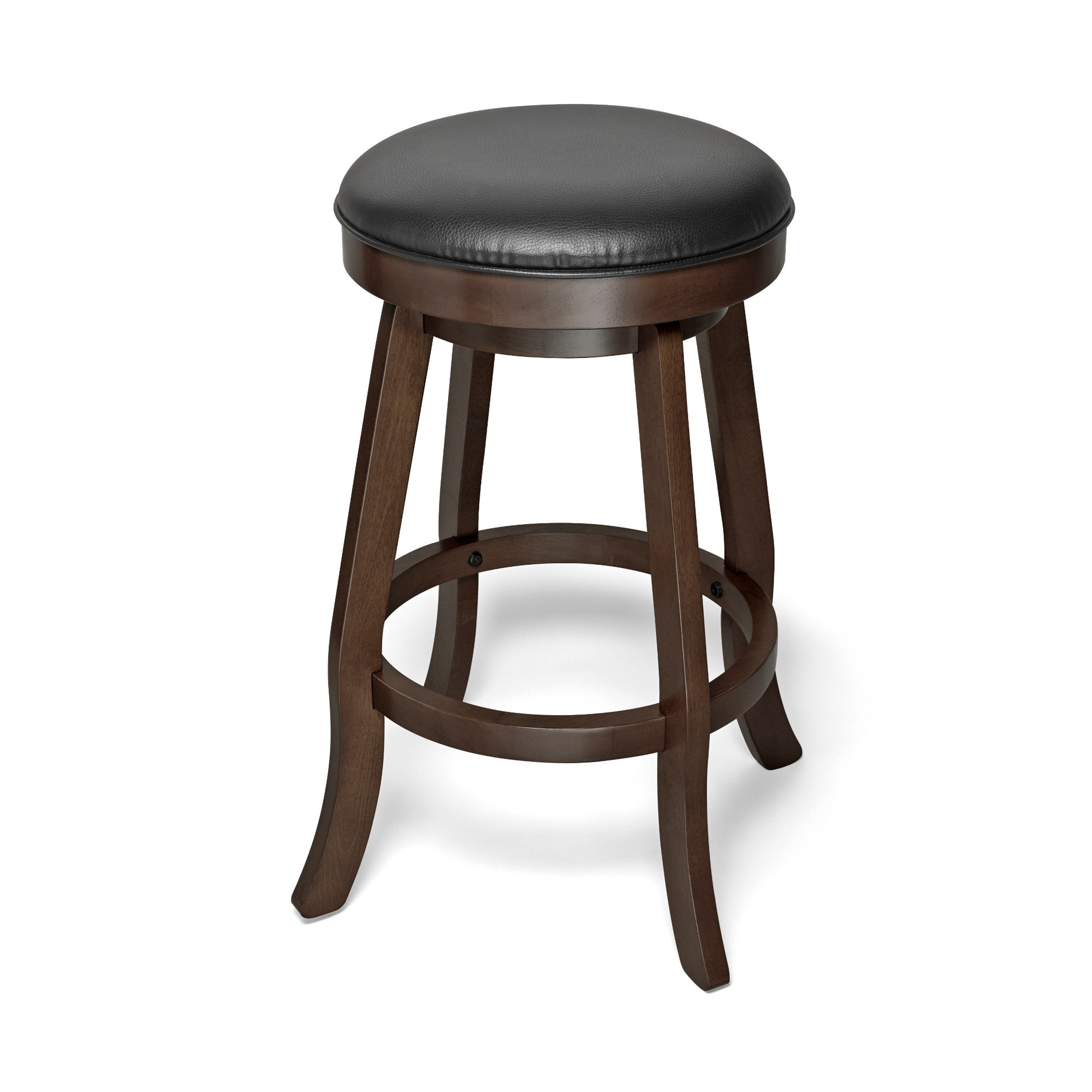 Brunswick Traditional Backless Pub Stool-Bar Stool-Brunswick-Rustic Dark Brown-Game Room Shop