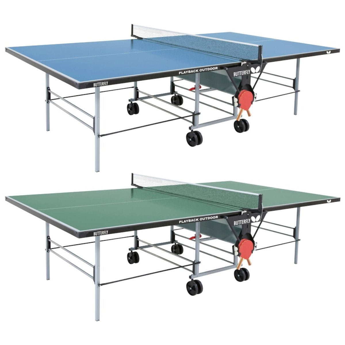 Butterfly Ping Pong Table Tennis Racket Paddle Blade Outdoor Playback Rollaway - Game Room Shop