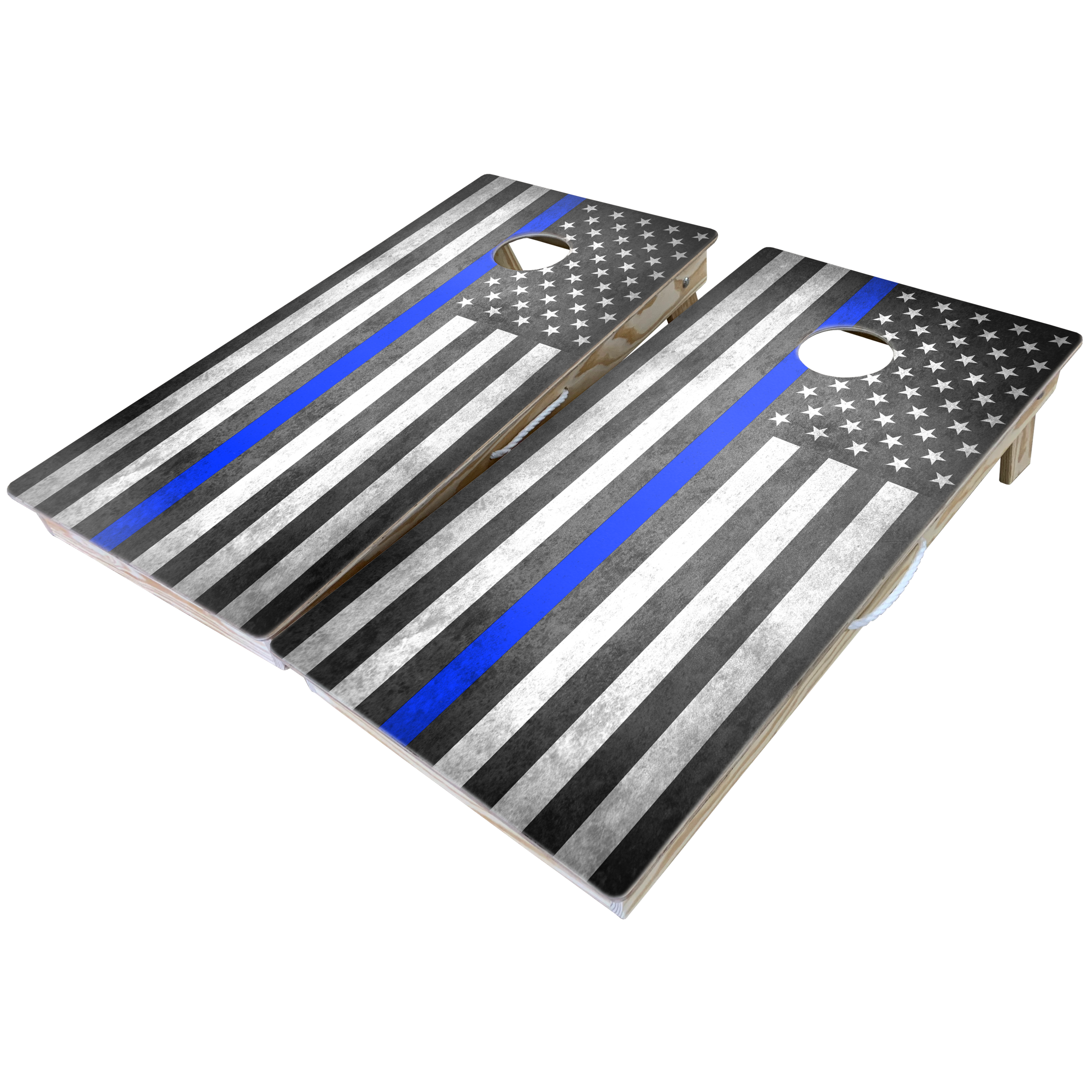 First Responders Theme Cornhole Boards-Cornhole-WGC-Standard Series-Blue Lives Matter-Game Room Shop