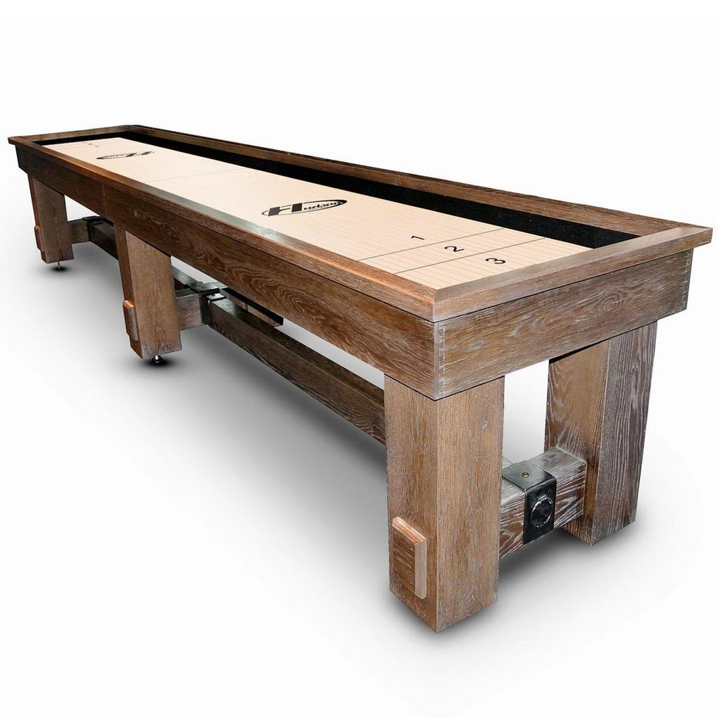 Hudson Sedona Shuffleboard Table 9'-22' Lengths With Custom Stain Opti 