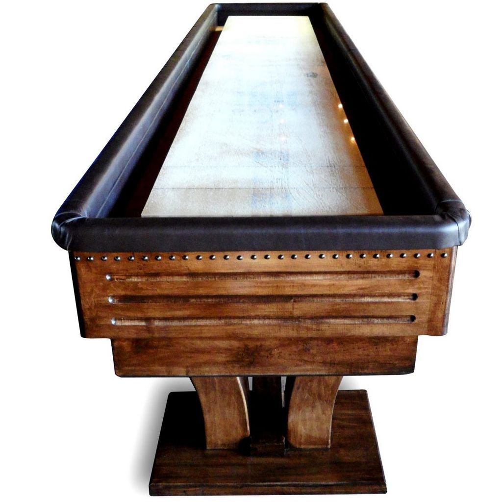 Hudson Torino Shuffleboard Table 9'-22' Lengths with Custom Stain Options - Game Room Shop