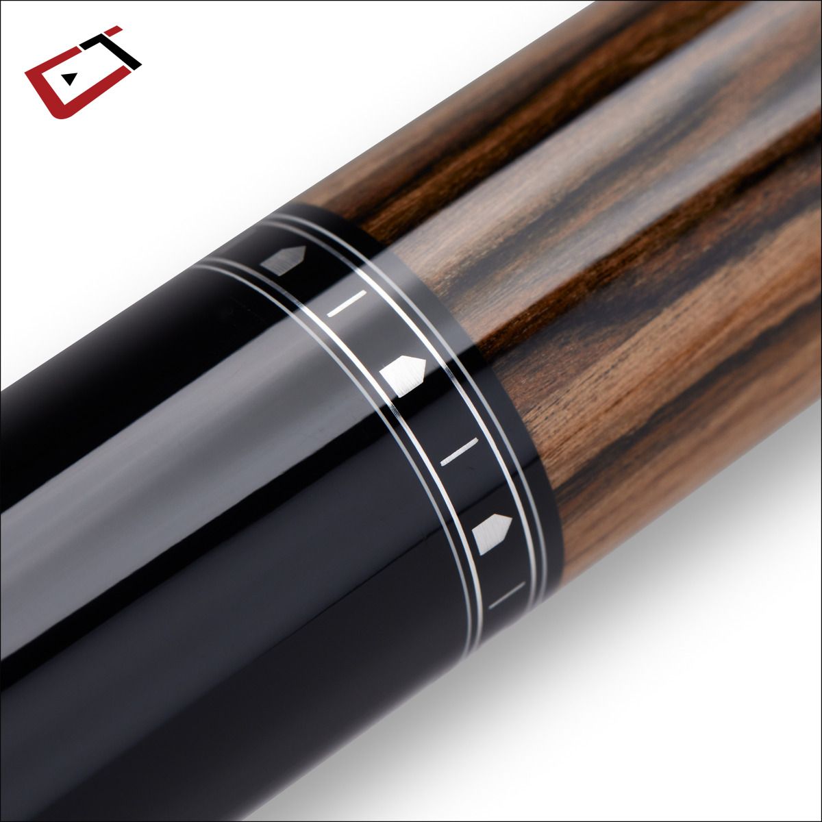 Imperial Cynergy Truewood Ebony II - without wrap-Billiard Cues-Imperial-11.8 Shaft-Game Room Shop