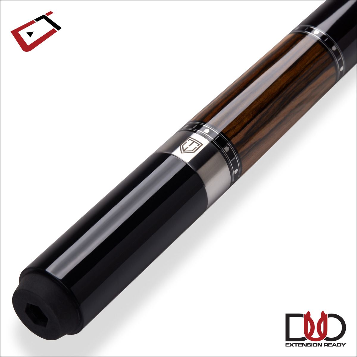 Imperial Cynergy Truewood Ebony II - without wrap-Billiard Cues-Imperial-11.8 Shaft-Game Room Shop