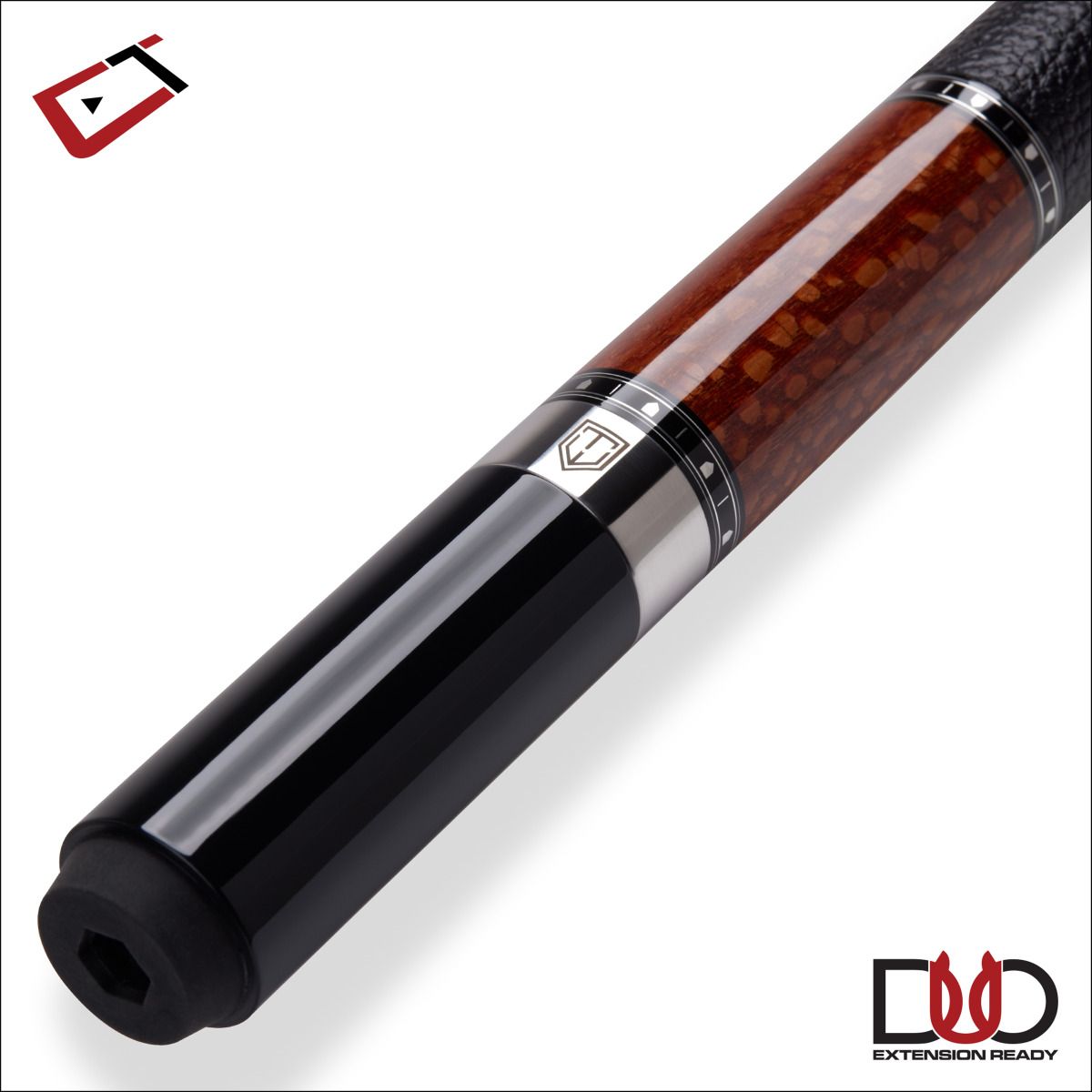 Imperial Cynergy Truewood Leopard II with Leather Wrap-Billiard Cues-Imperial-11.8 Shaft-Game Room Shop