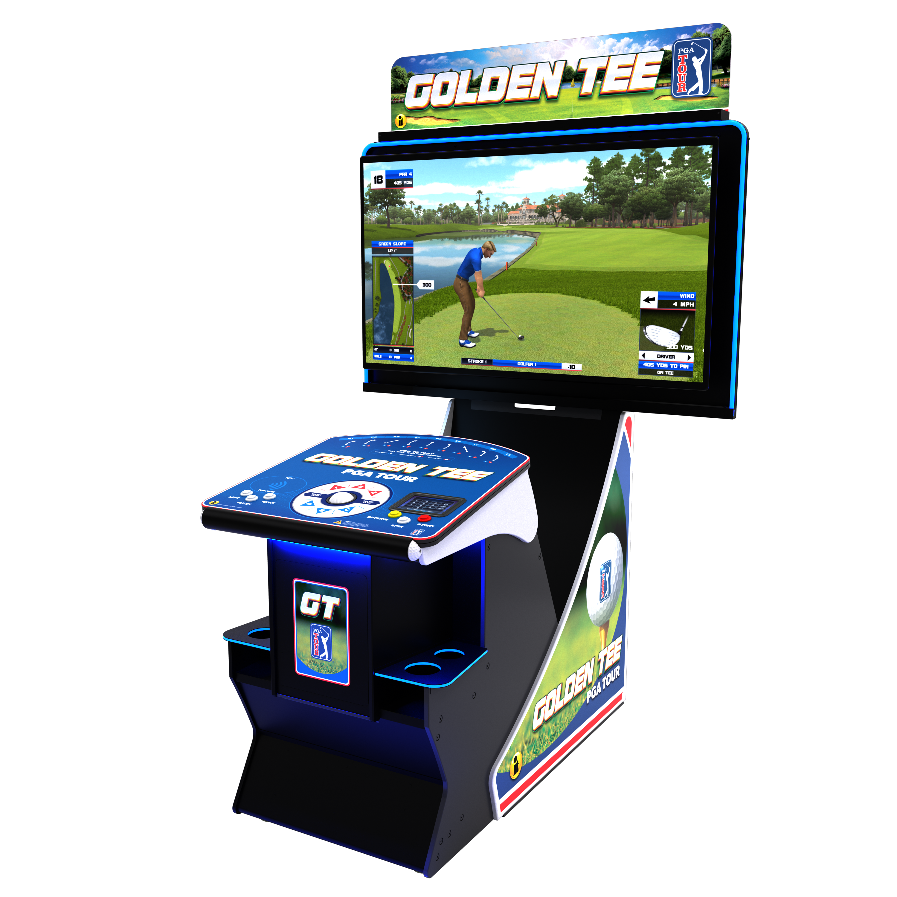 Incredible Technologies Golden Tee PGA TOUR Home Edition-Arcade Games-Incredible Technologies-Deluxe-Game Room Shop